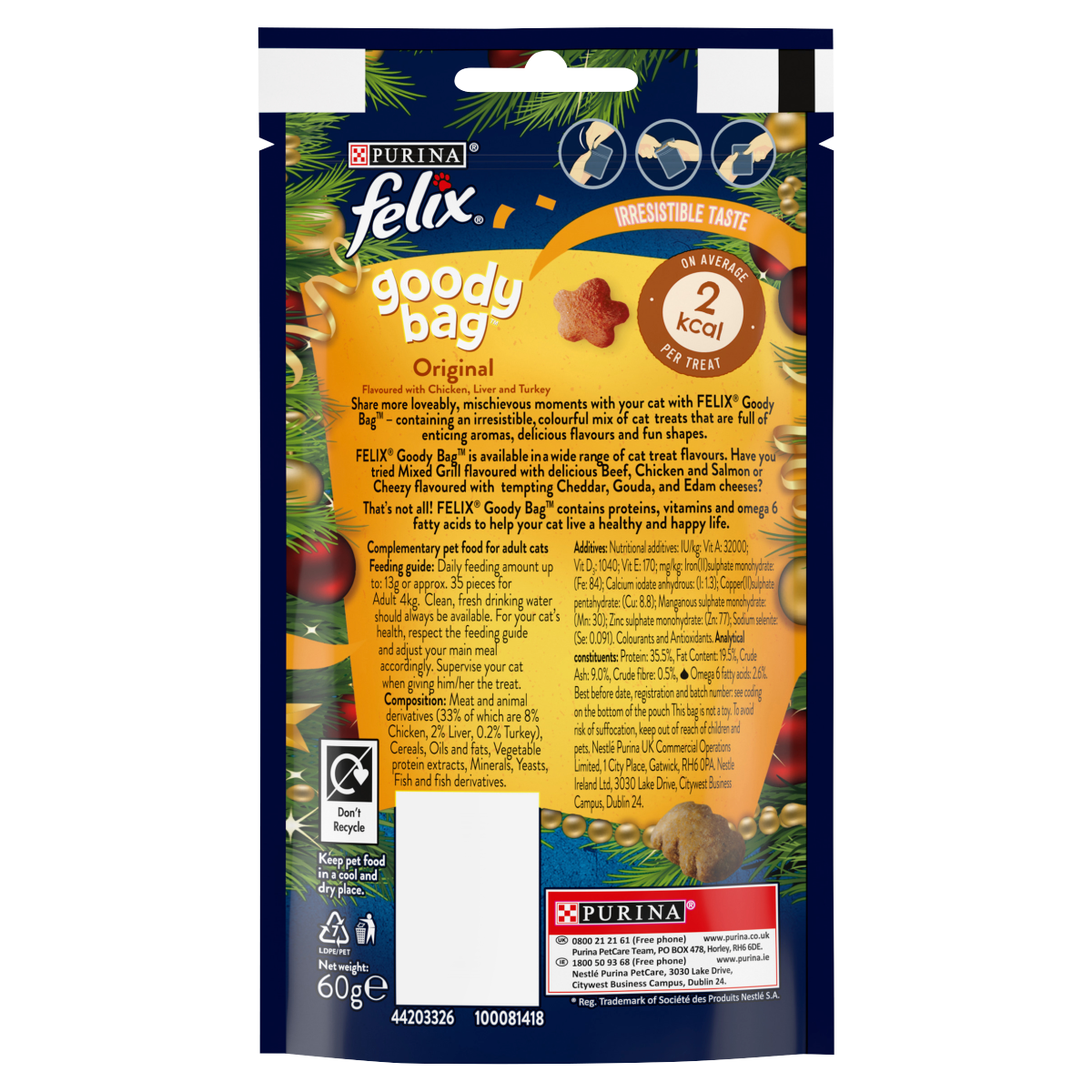 Felix Goody Bag Treats Original 60g