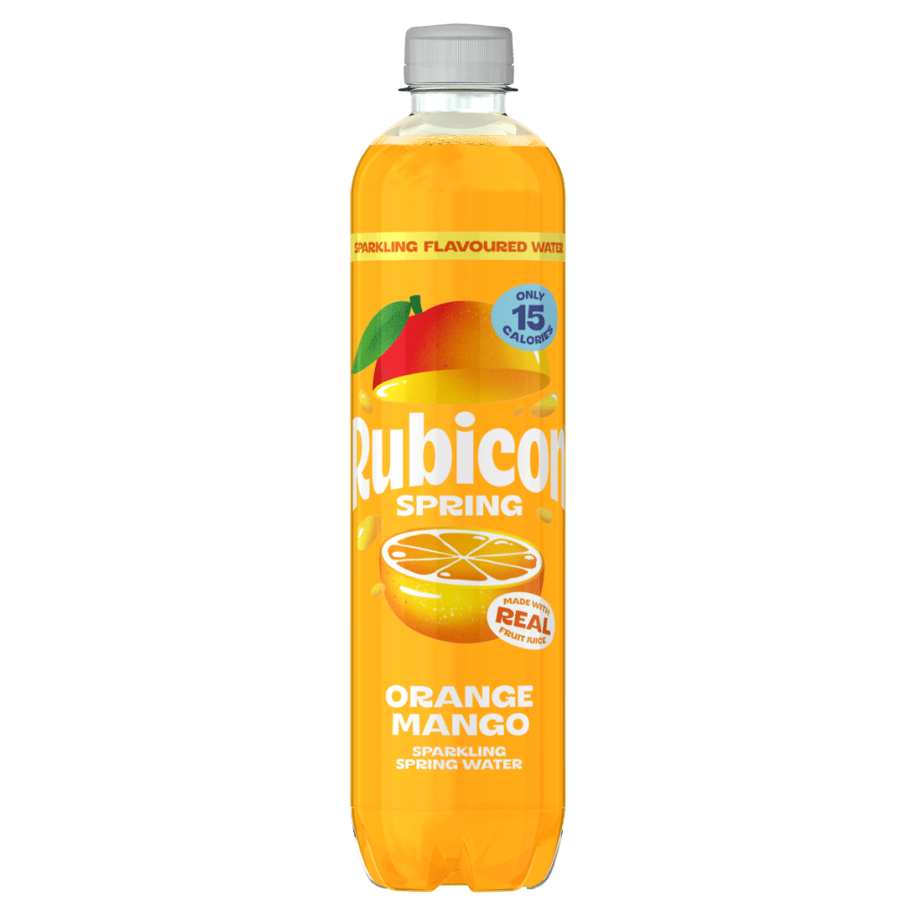 Rubicon Orange Mango Sparkling Spring Water 500ml