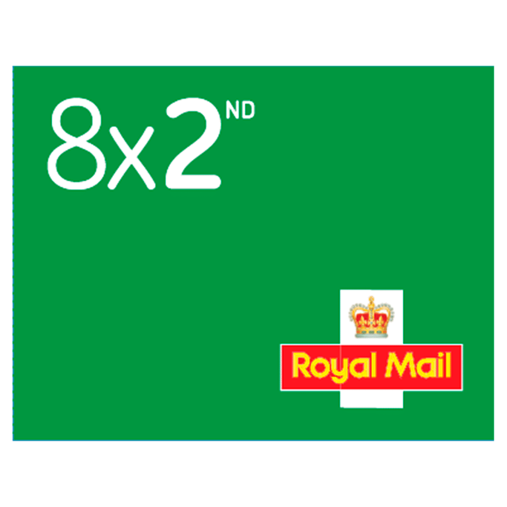 Royal Mail 8 x 2nd Class Book of Stamps