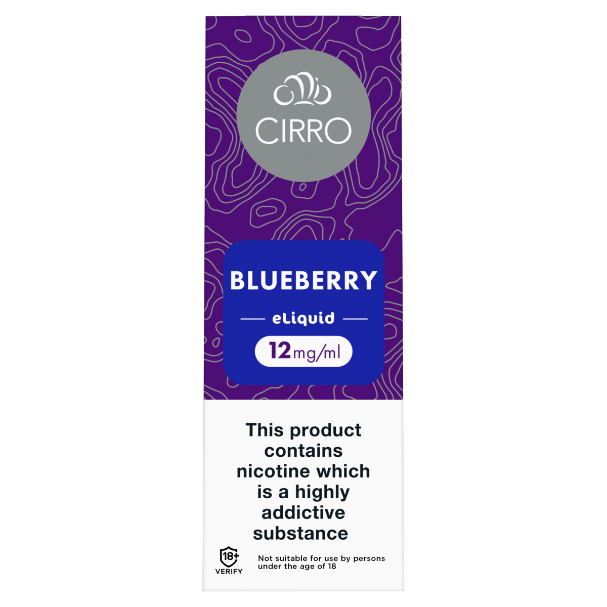 Cirro eLiquid Blueberry 12mg/ml