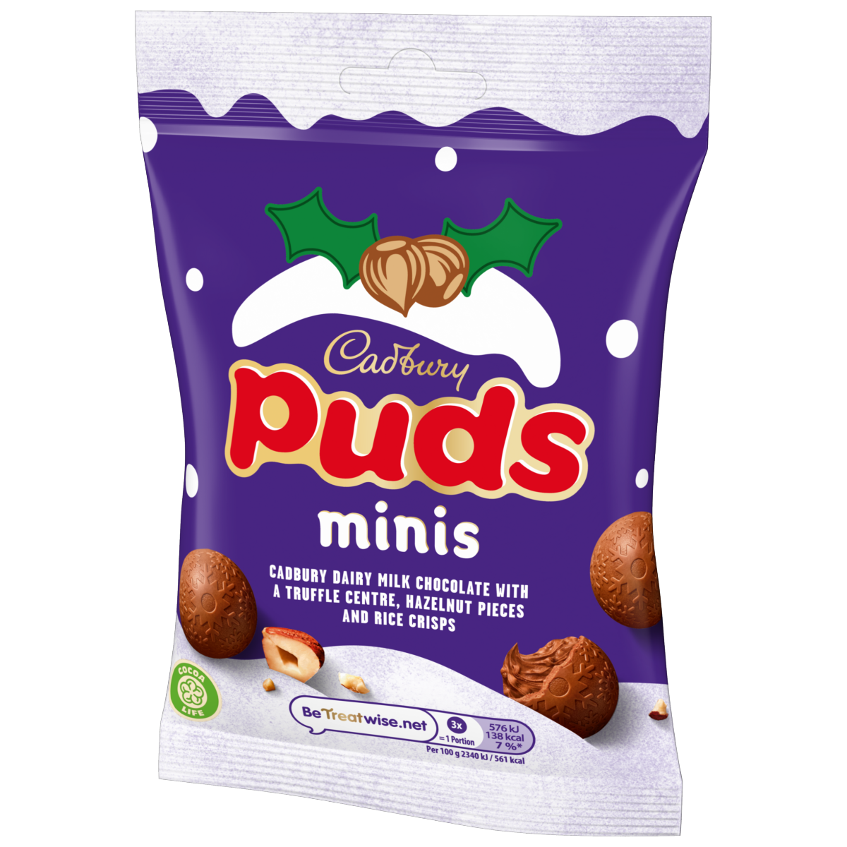 Cadbury Dairy Milk Chocolate Mini Puds Bag 73g