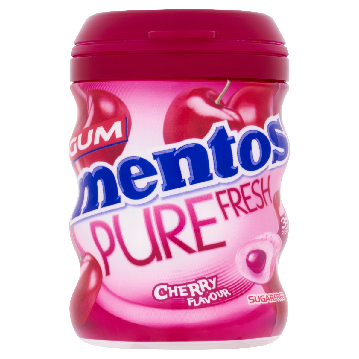 Mentos 35 Gum Pure Fresh Cherry Flavour 68g