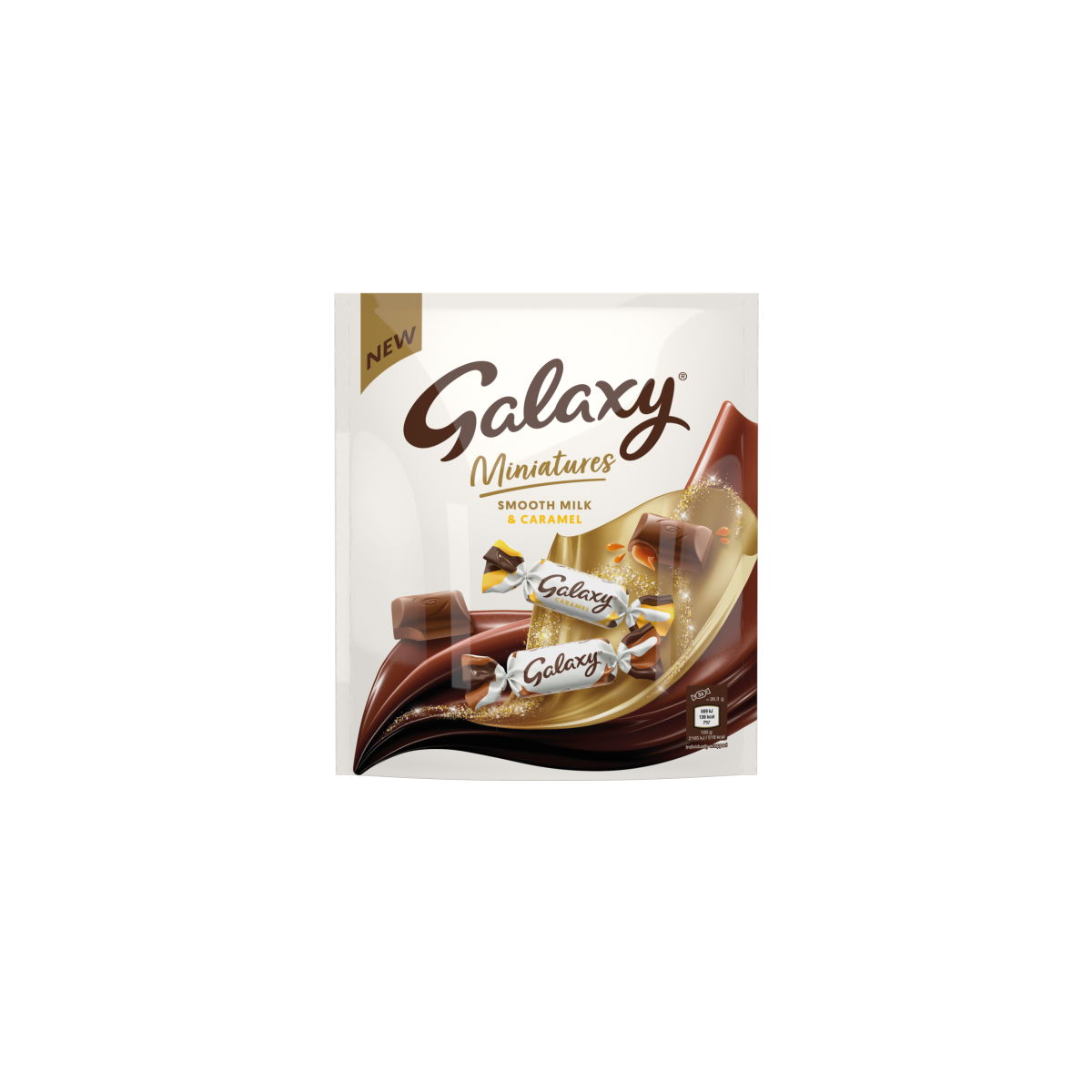 Galaxy Mini Caramel & Milk Chocolate Bars 260g Pouch