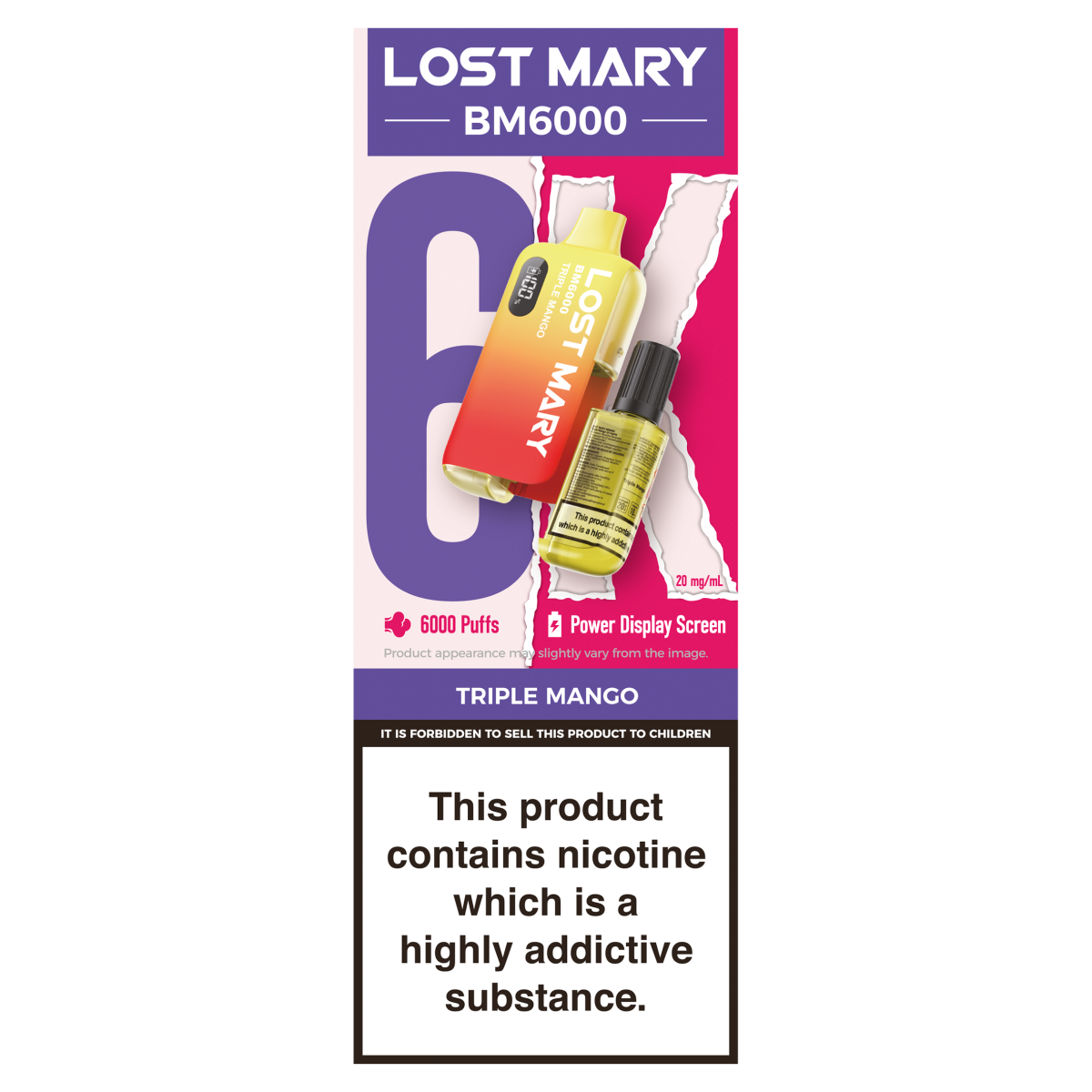 Lost Mary BM6000 Triple Mango