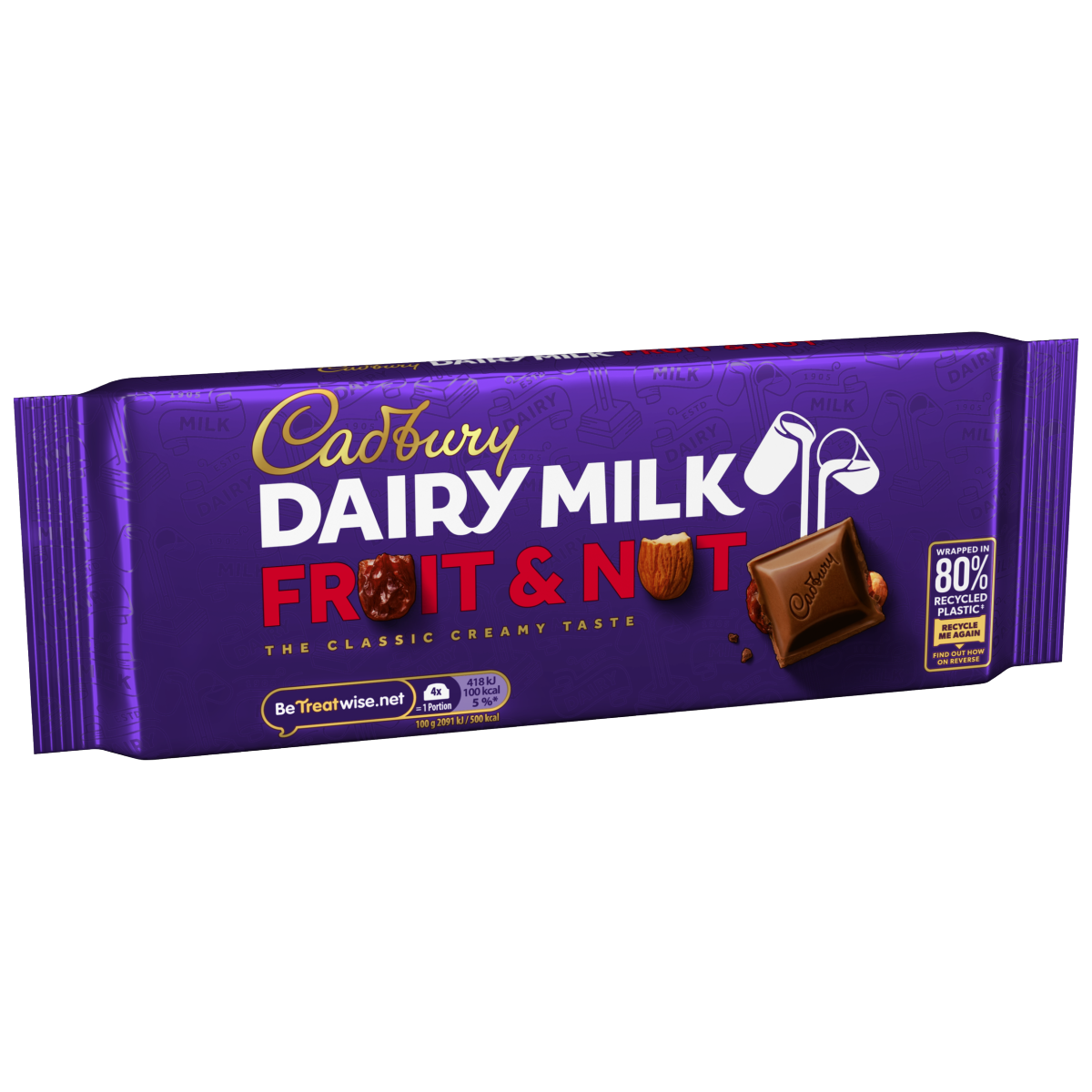 Cadbury Dairy Milk Fruit and Nut Chocolate Bar 180 g