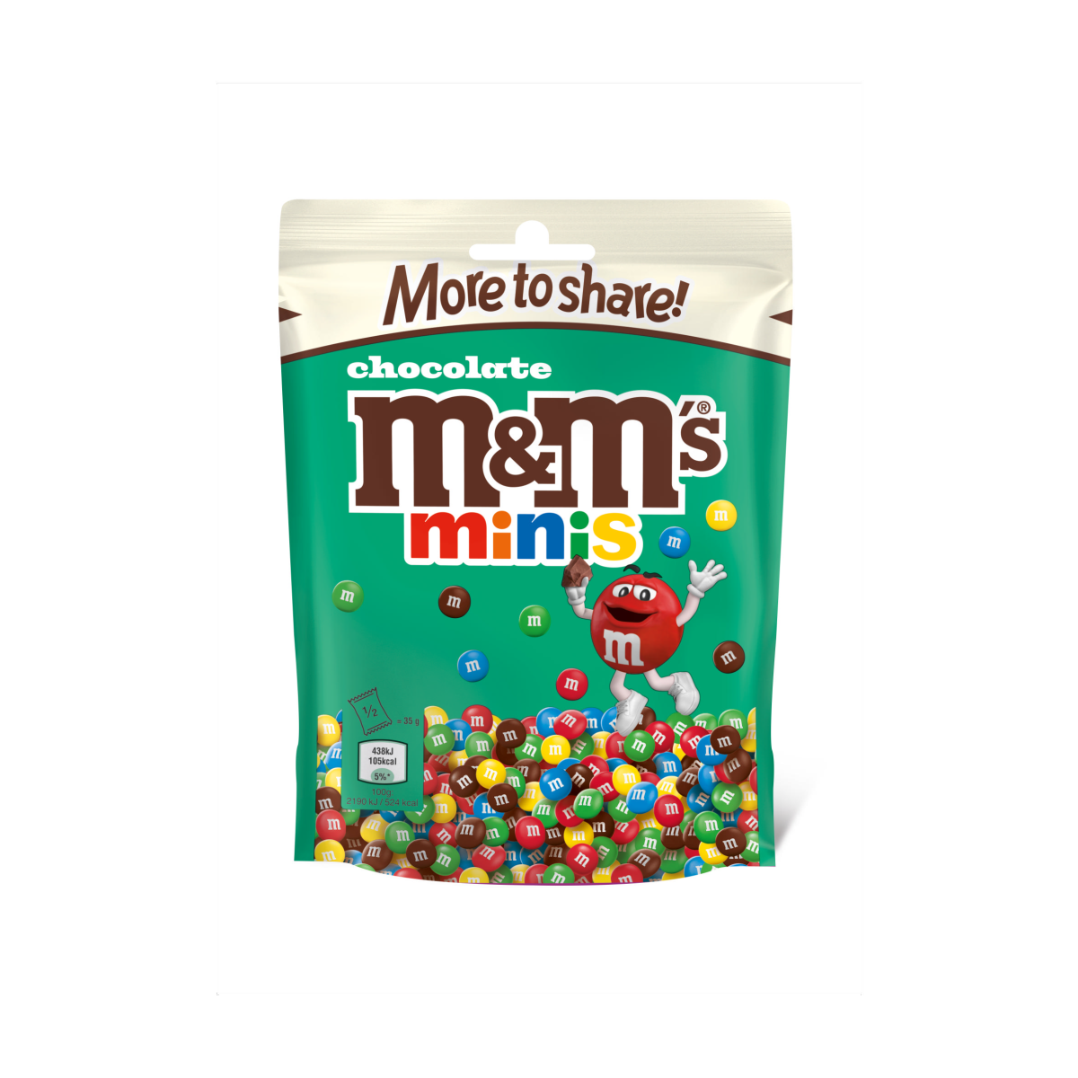 M&M’s Minis Milk Chocolate More to Share Pouch Bag 176g