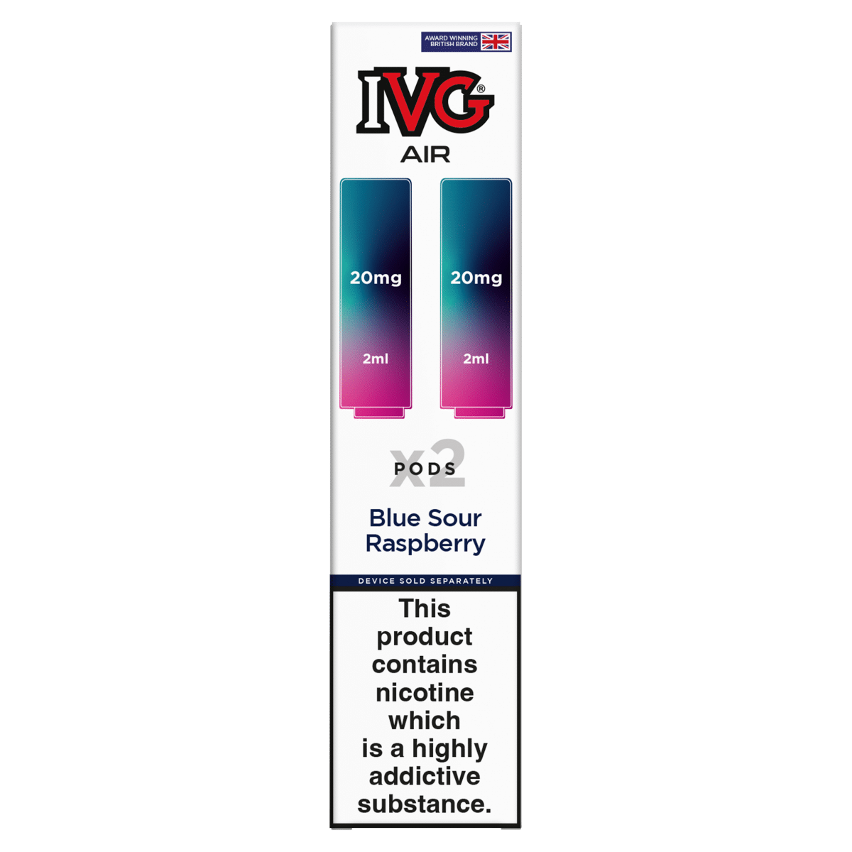IVG Air Blue Sour Raspberry Pods