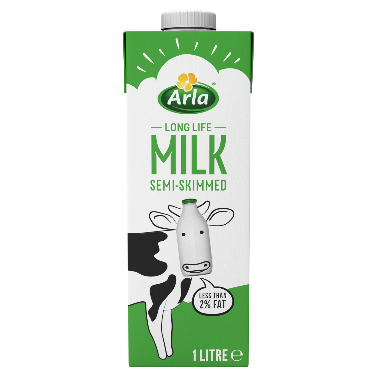 Arla Long Life Milk Semi-Skimmed 1 Litre