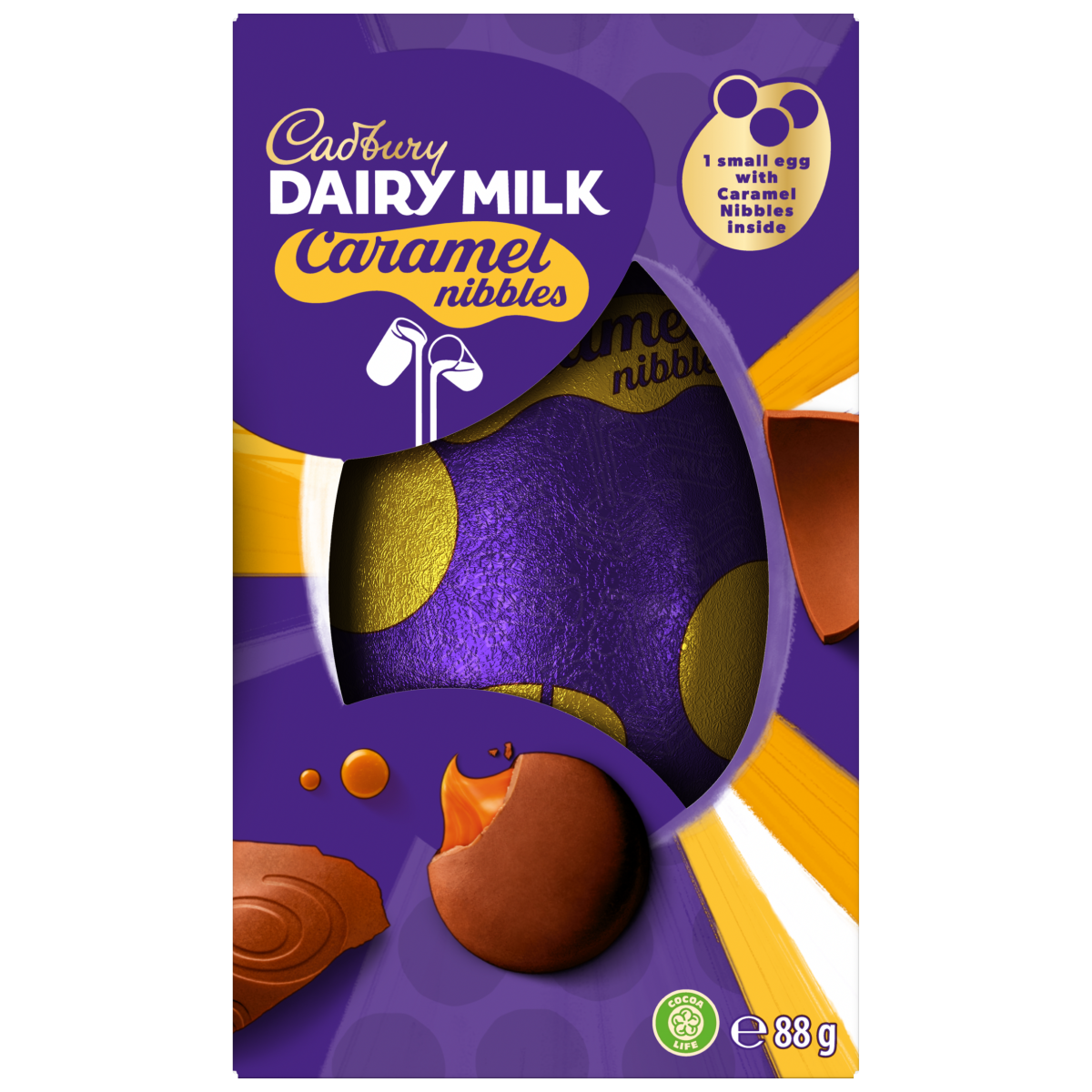Cadbury Caramel Nibbles Chocolate Easter Egg 88 g