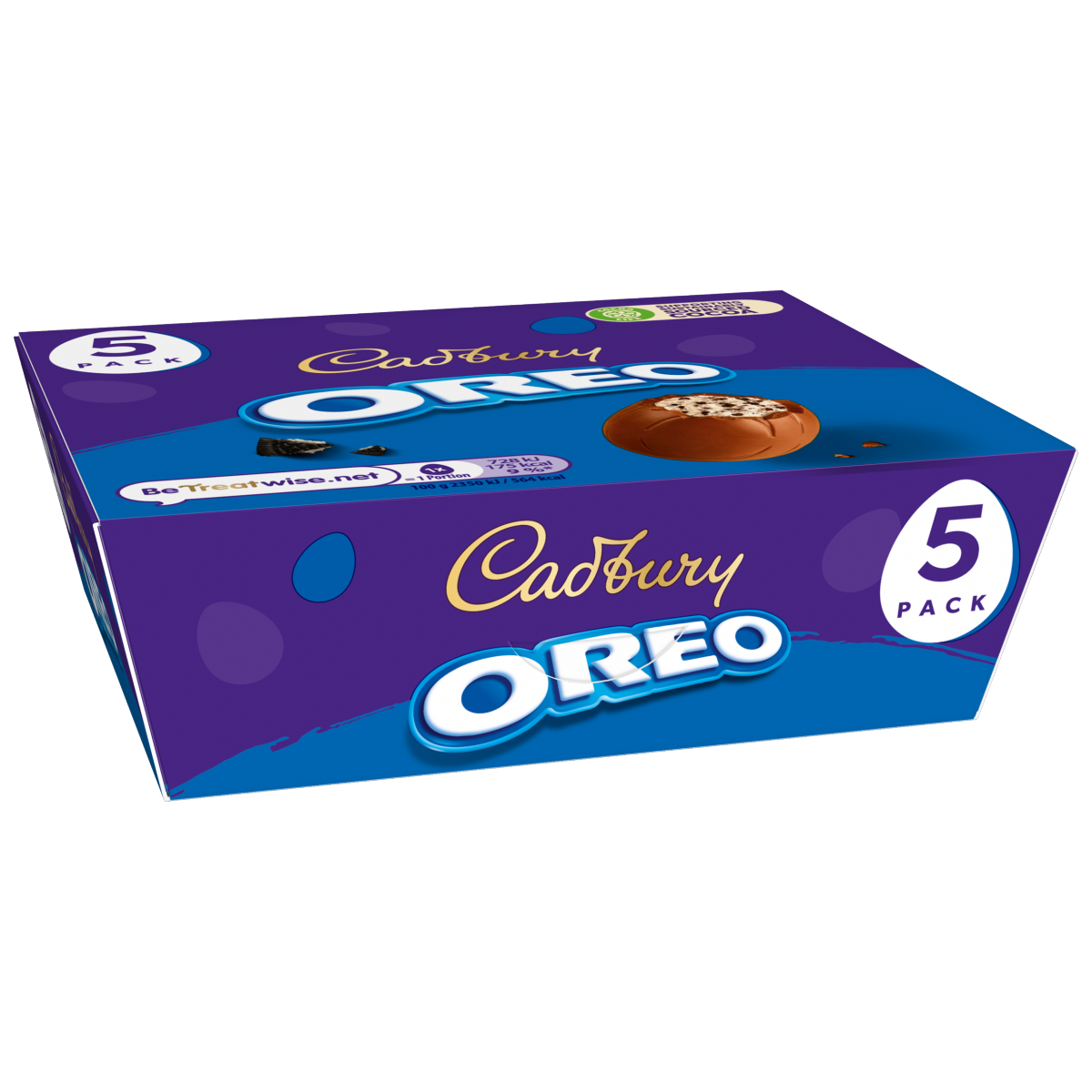 Cadbury Chocolate Oreo Eggs 5 Pack 155g (5 x 31g)