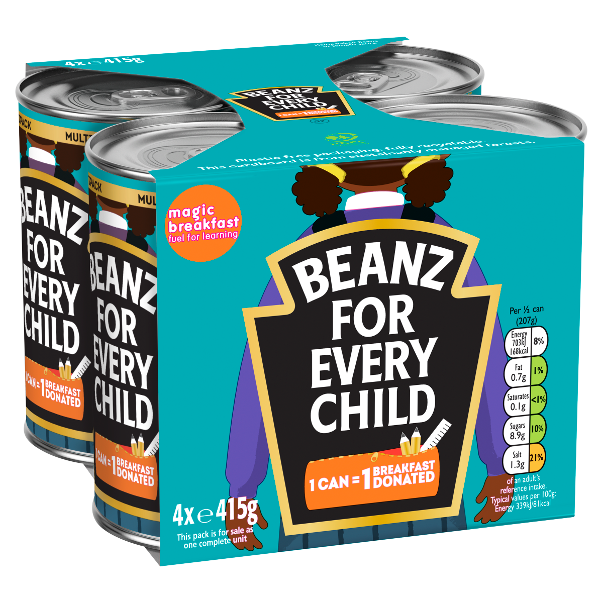 Heinz Beanz for Every Child 4 x 415g