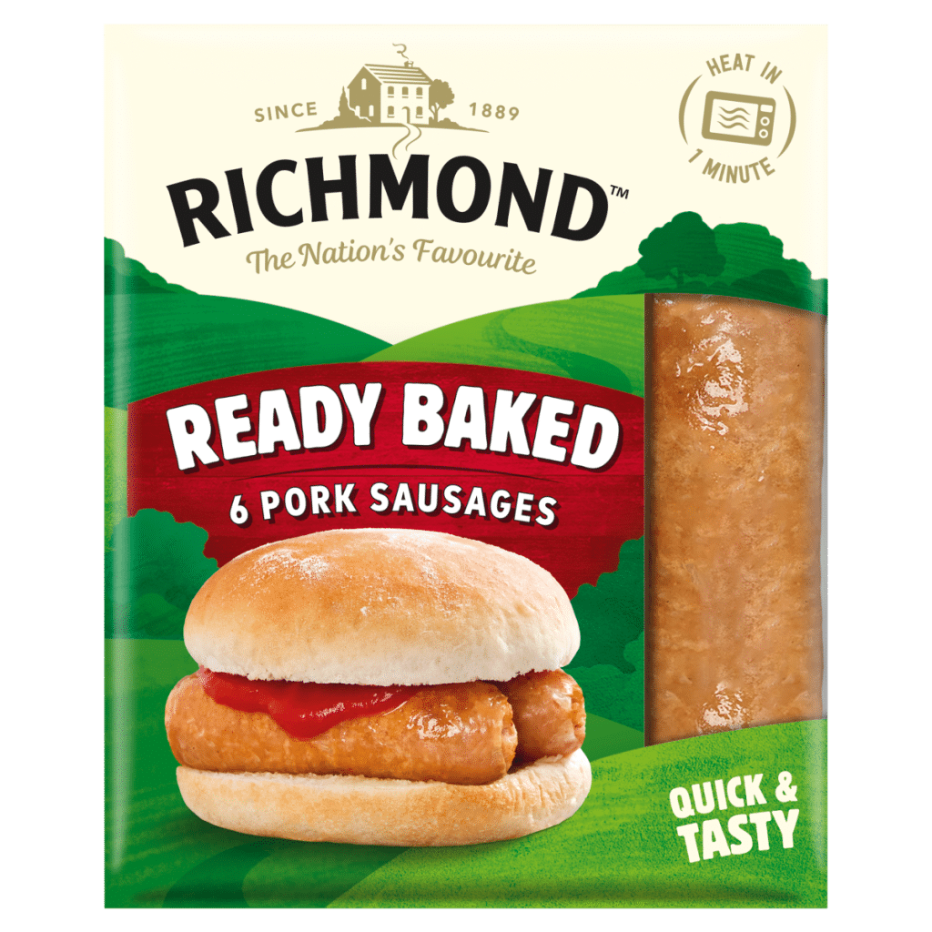 Richmond Ready Baked 6 Pork Sausages 264g