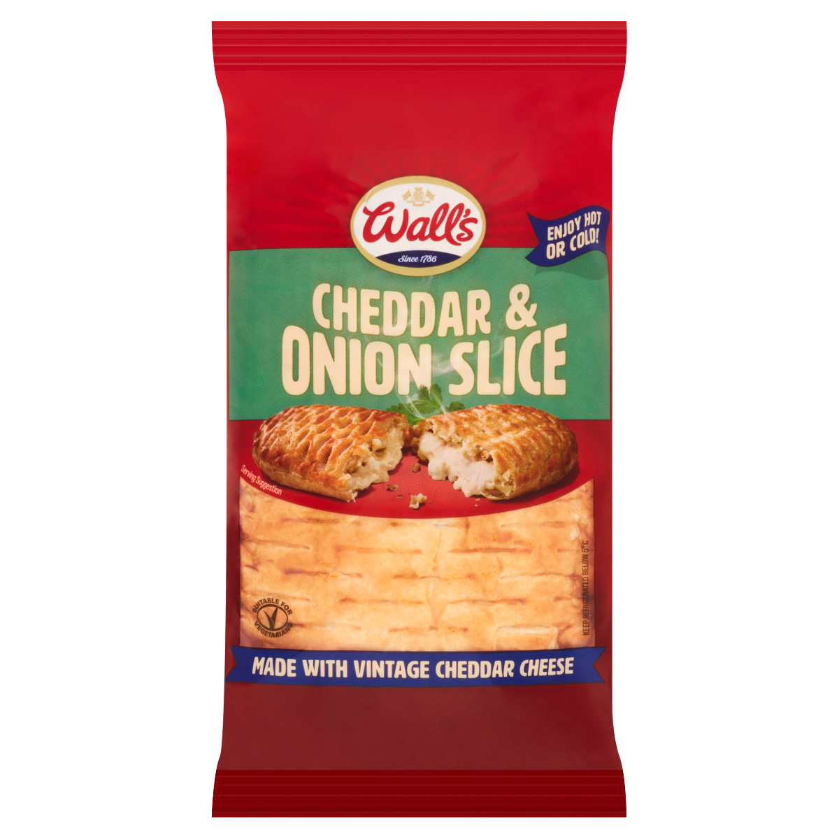 Wall’s Cheddar & Onion Slice 180g