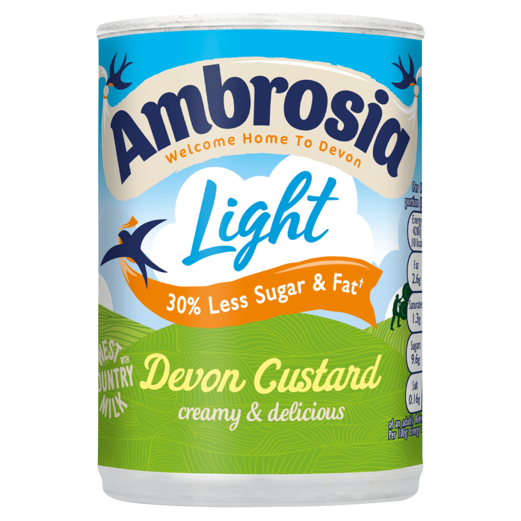 Ambrosia Low Fat Custard Can 400g