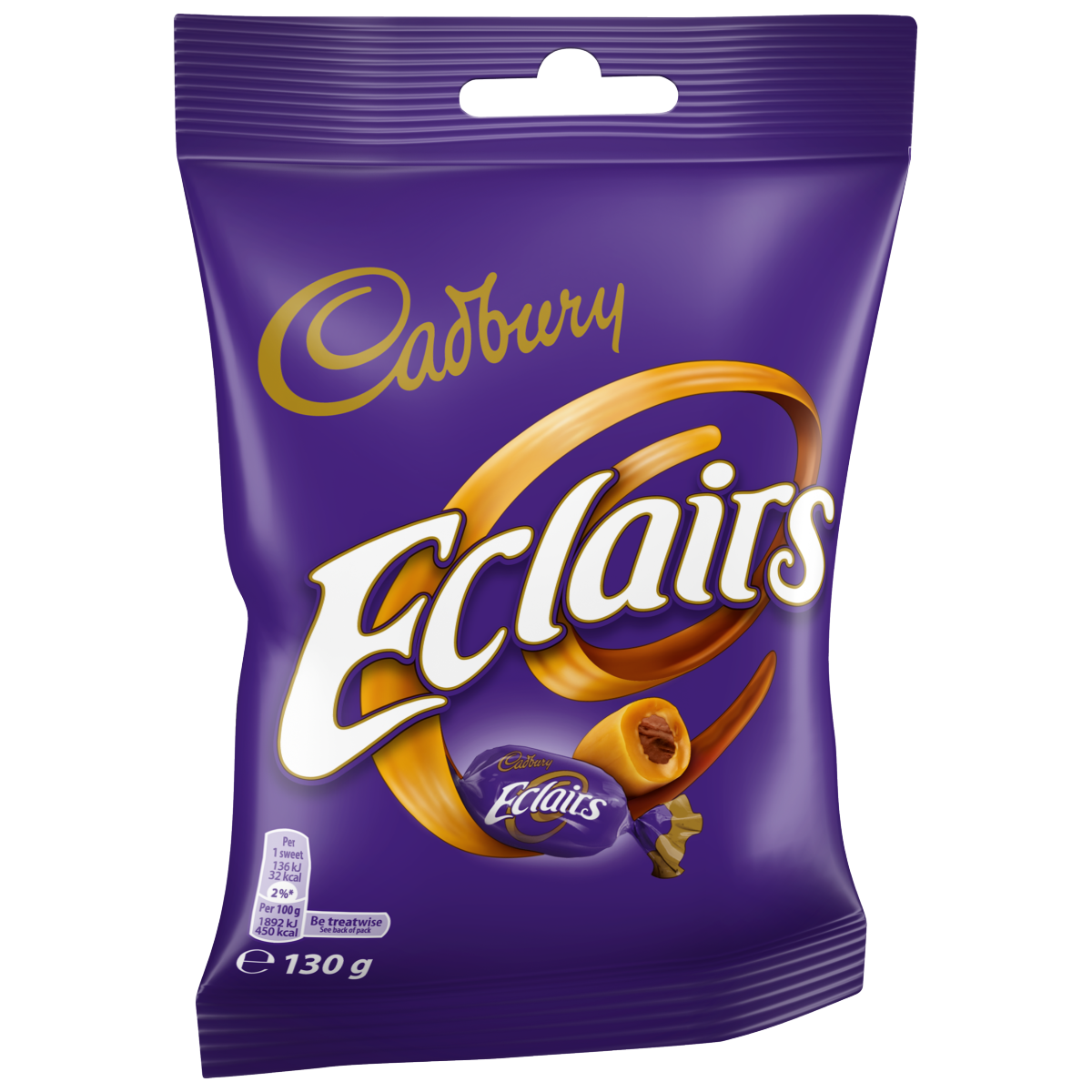 Cadbury Eclairs Chocolate Sweets Bag 130g