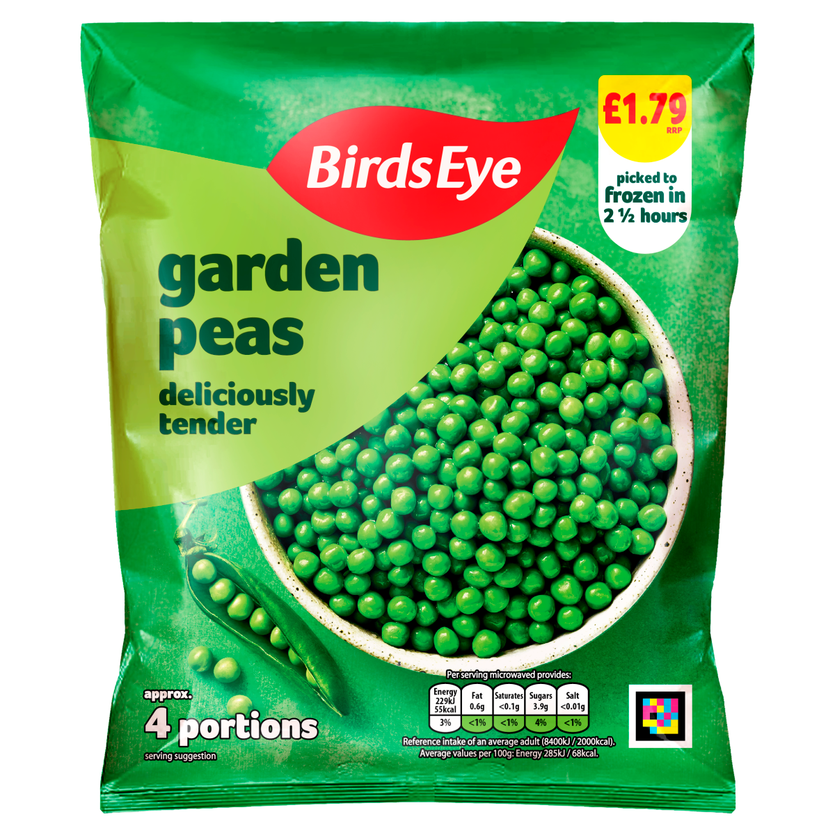 Birds Eye Garden Peas 375g