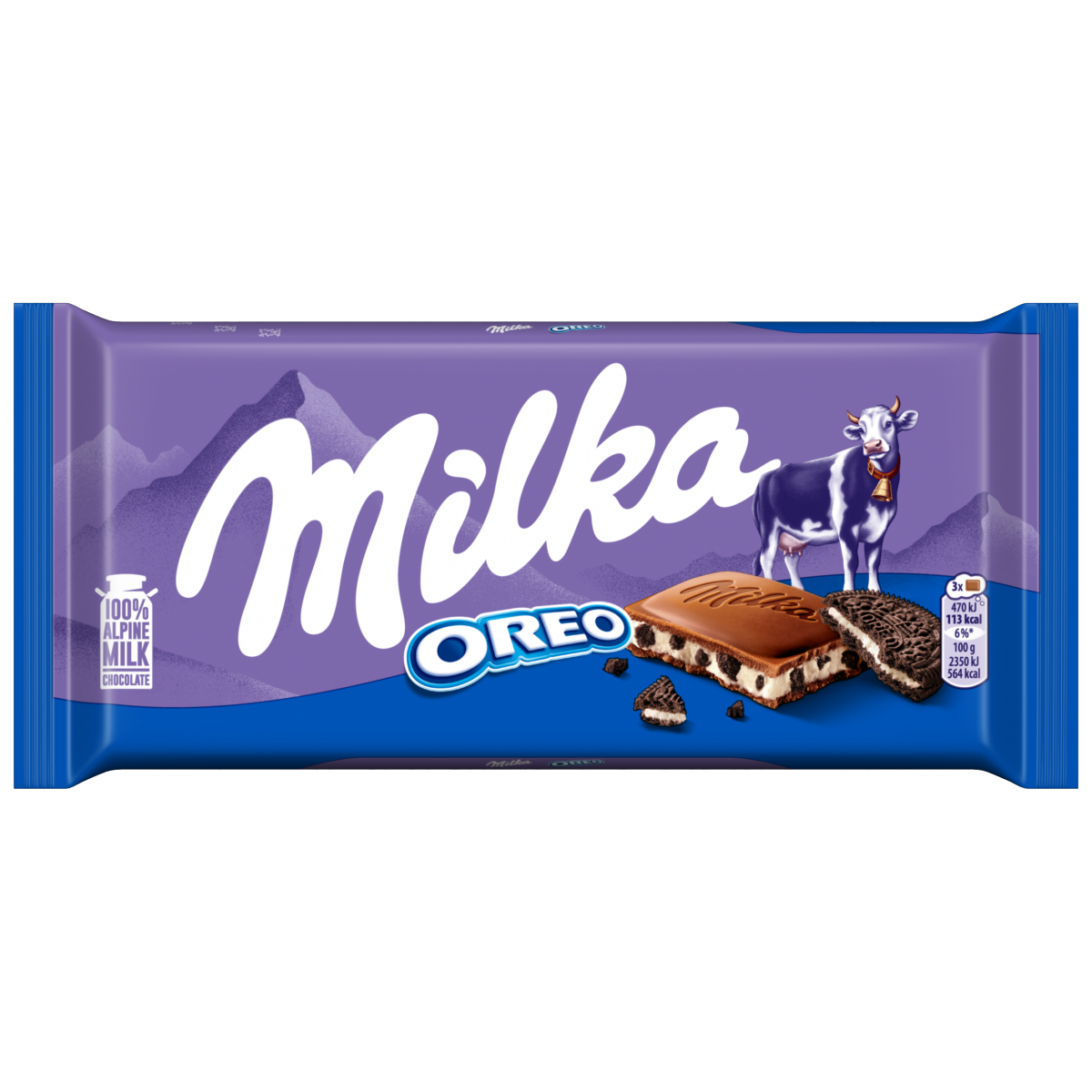 Milka with Oreo Chocolate Bar 100g