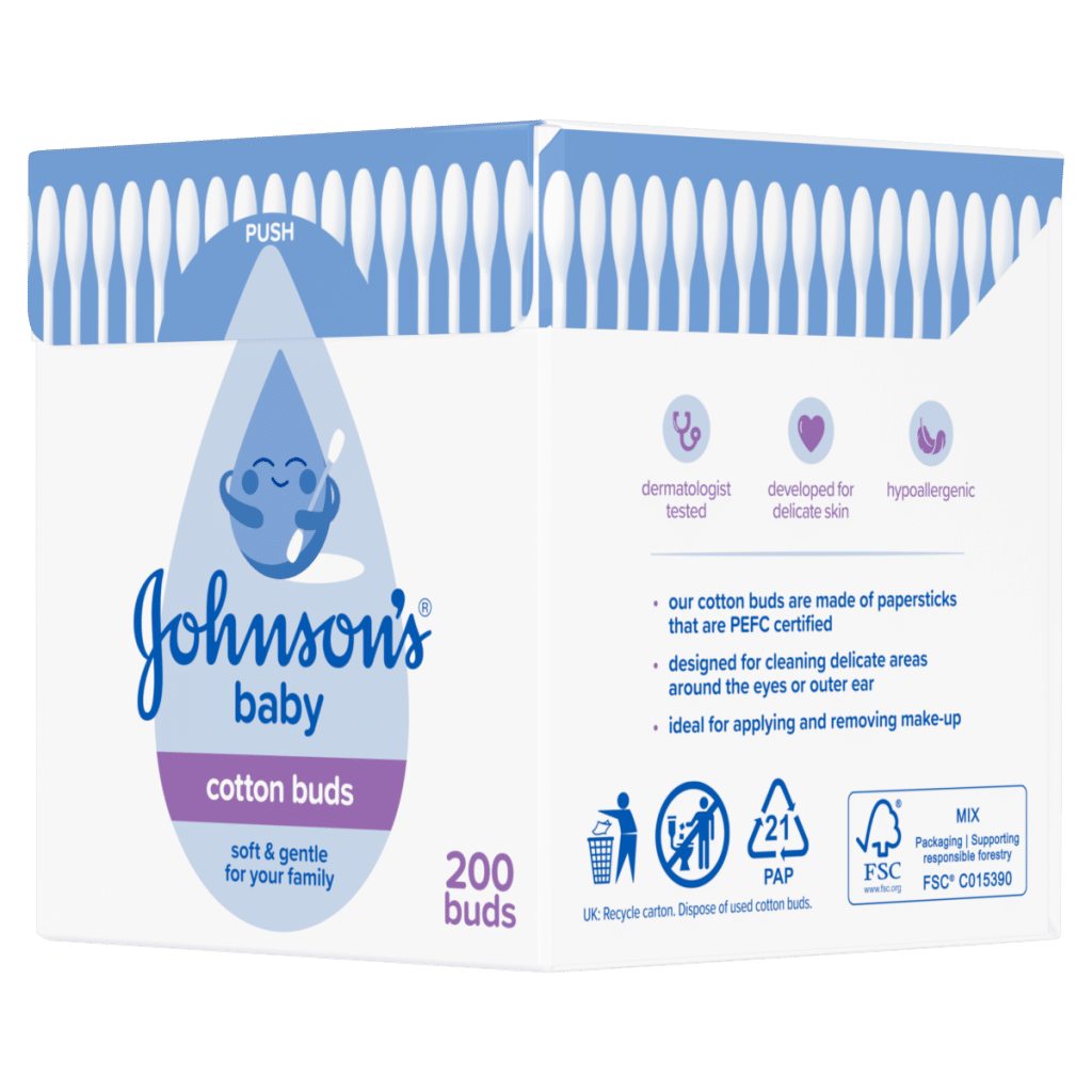 Johnson’s Baby Cotton Buds 200 Pieces
