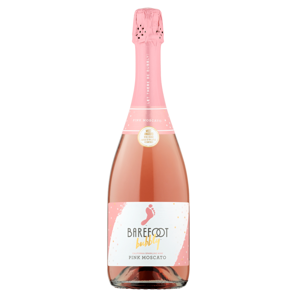 Barefoot Bubbly Pink Moscato Rosé Wine 750ml