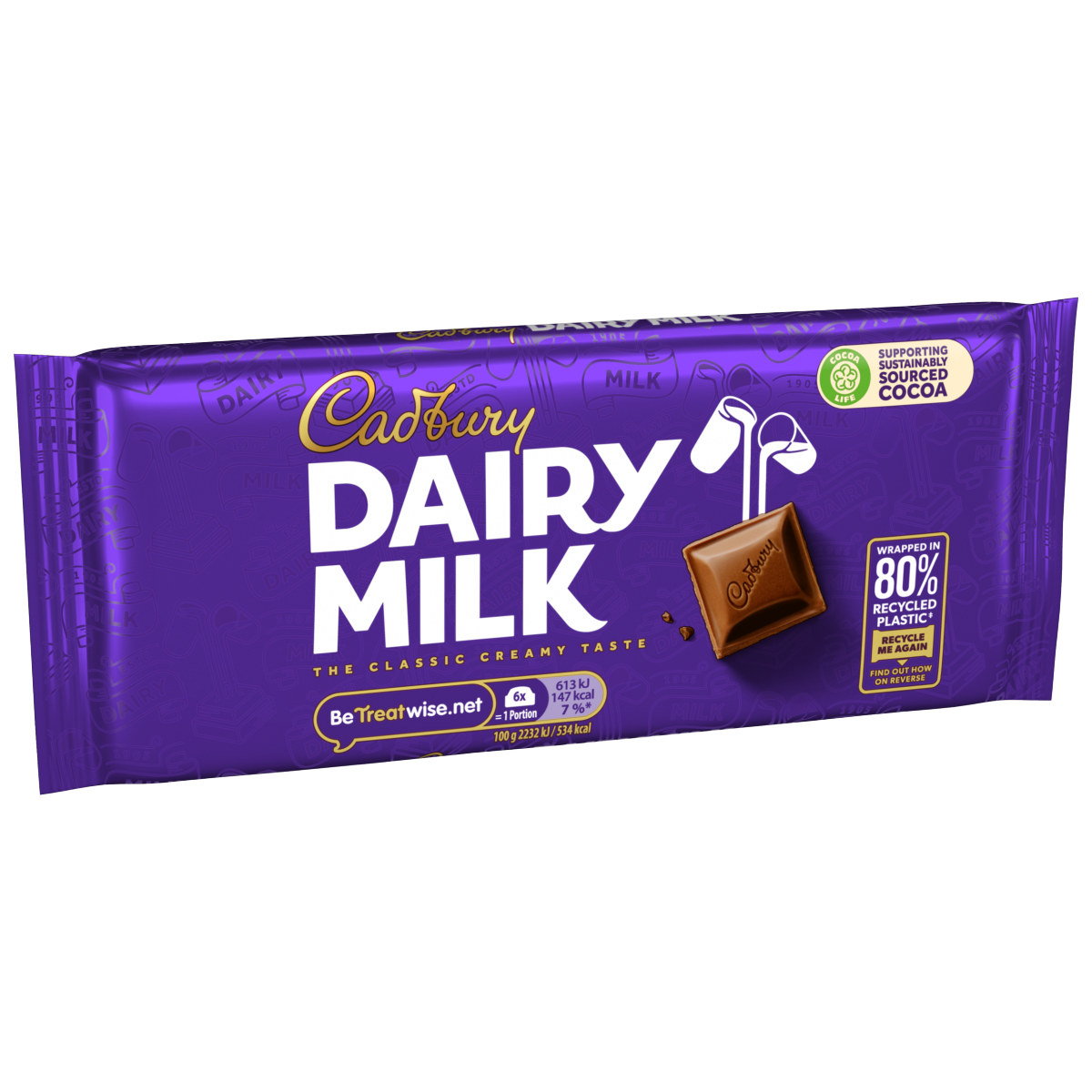Cadbury Dairy Milk Classic Chocolate Bar 110g