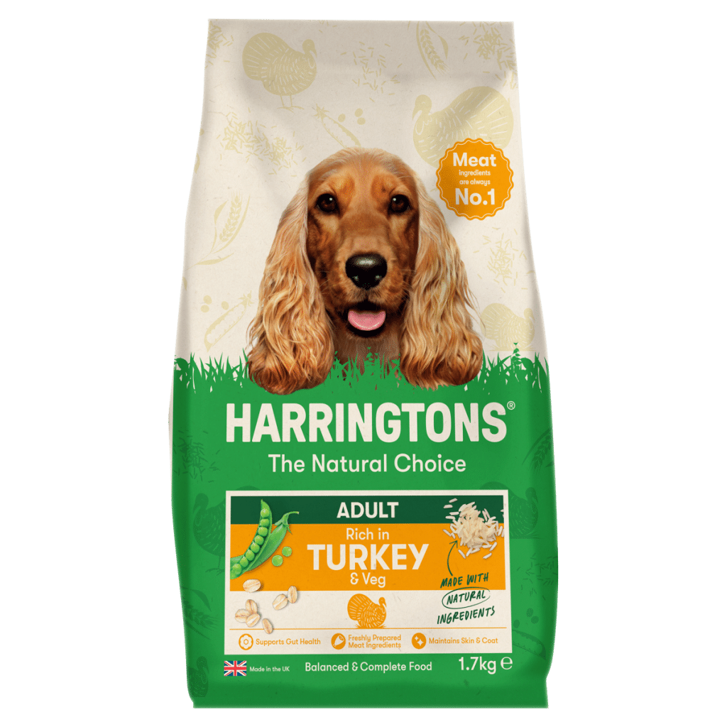 Harringtons Adult Complete Dry Dog Food – Rich in Turkey & Veg 1.7kg