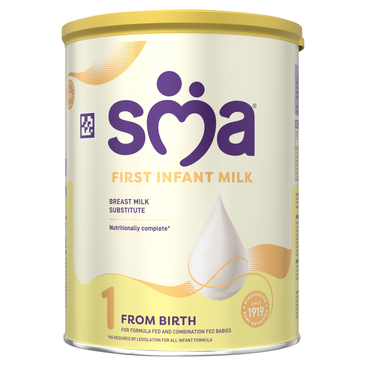 SMA 1 from Birth First Infant Milk 800g