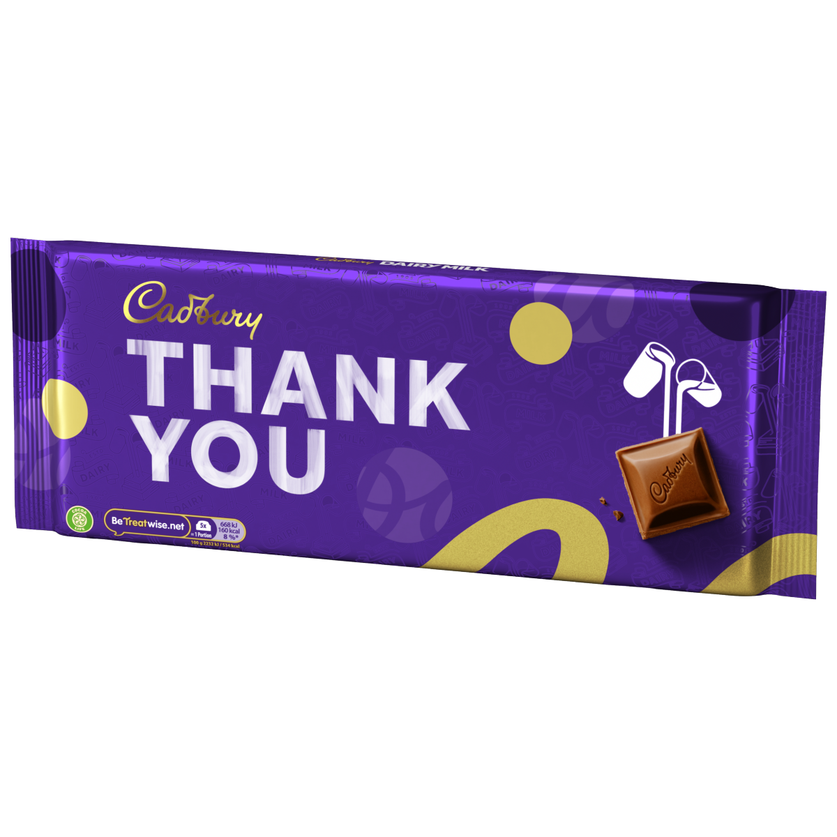 Cadbury Cadbury Dairy Milk Thank You Gifting Bar Large 360 g