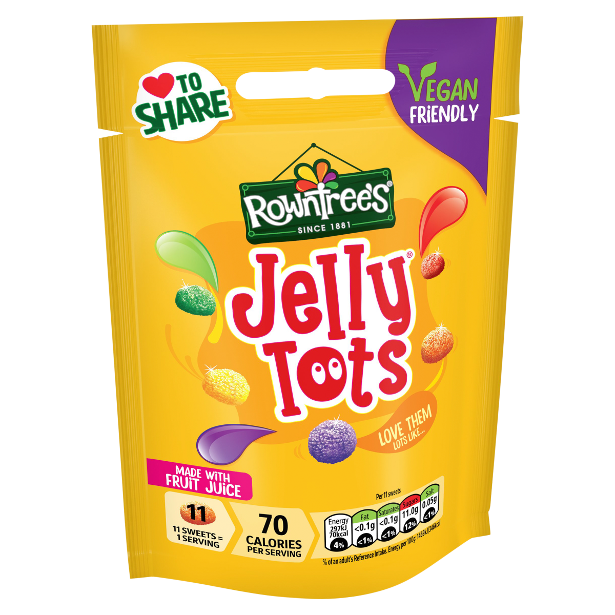 Rowntree’s Jelly Tots 150g