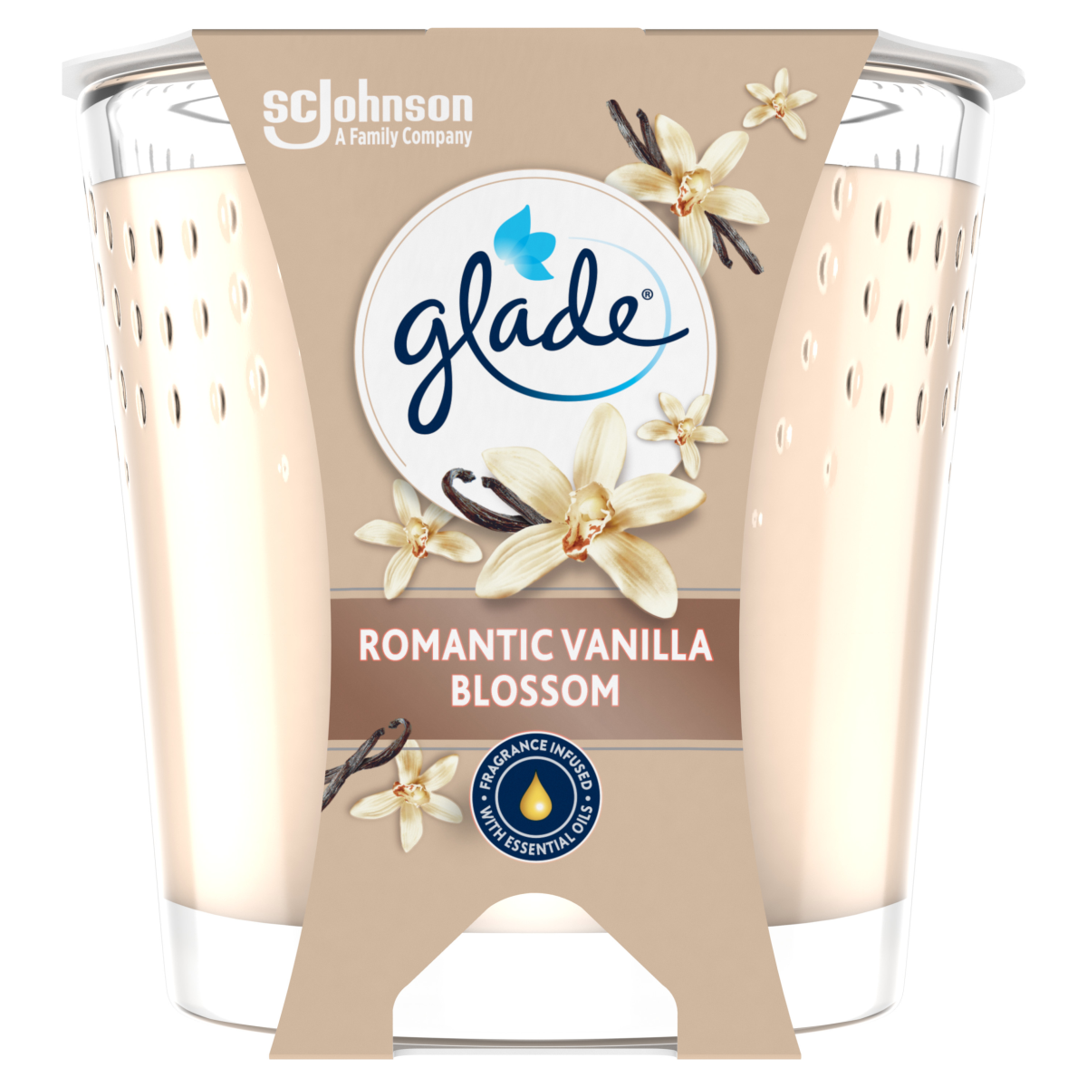 Glade Scented Candle Vanilla Blossom 112g