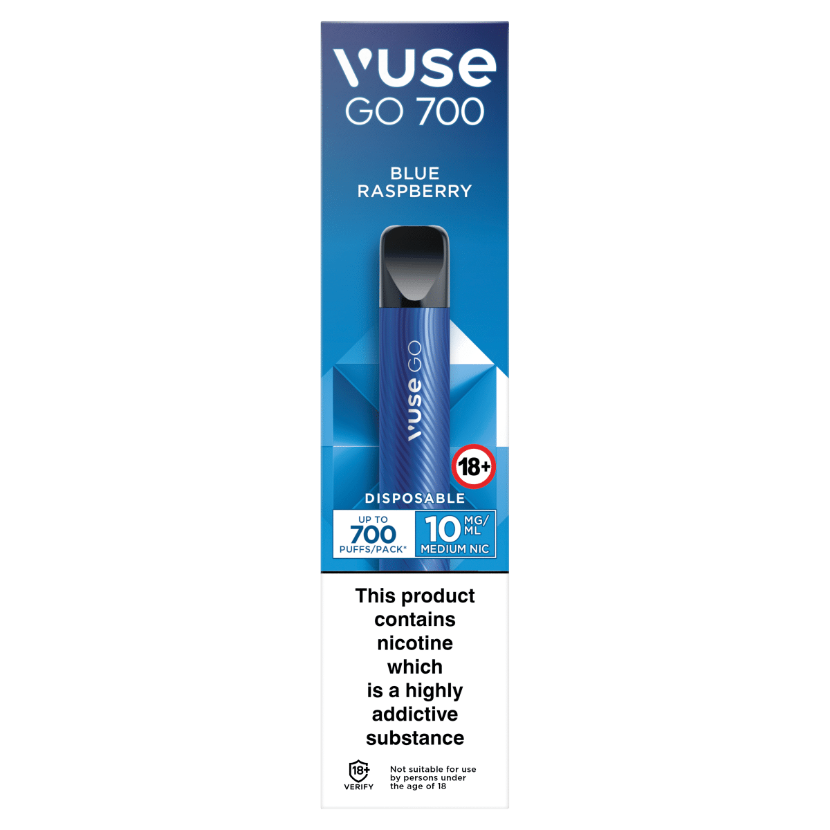 Vuse Go 700 Blue Raspberry Disposable 10mg/ml