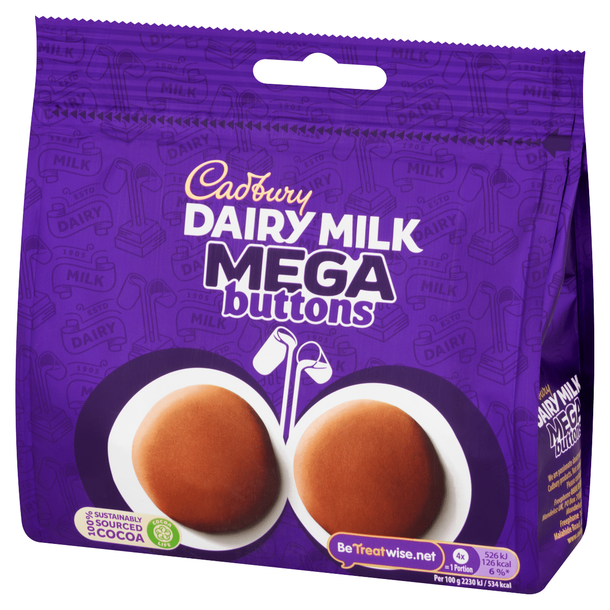 Cadbury Dairy Milk Mega Buttons 192g