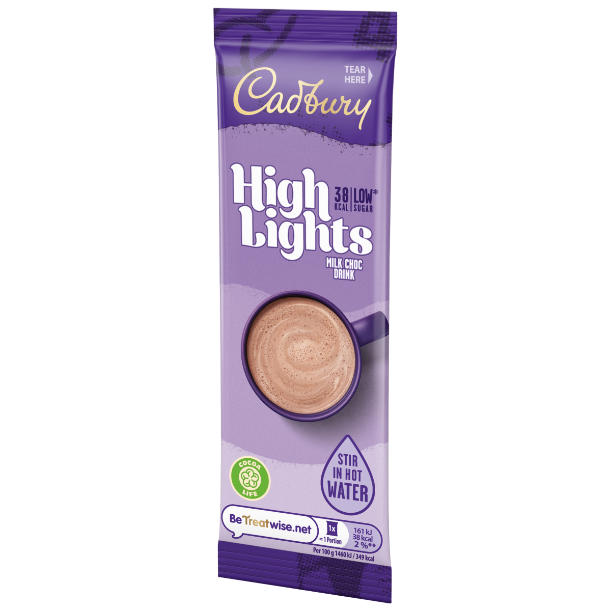 Cadbury Highlights Hot Chocolate Drink Sachet 11g