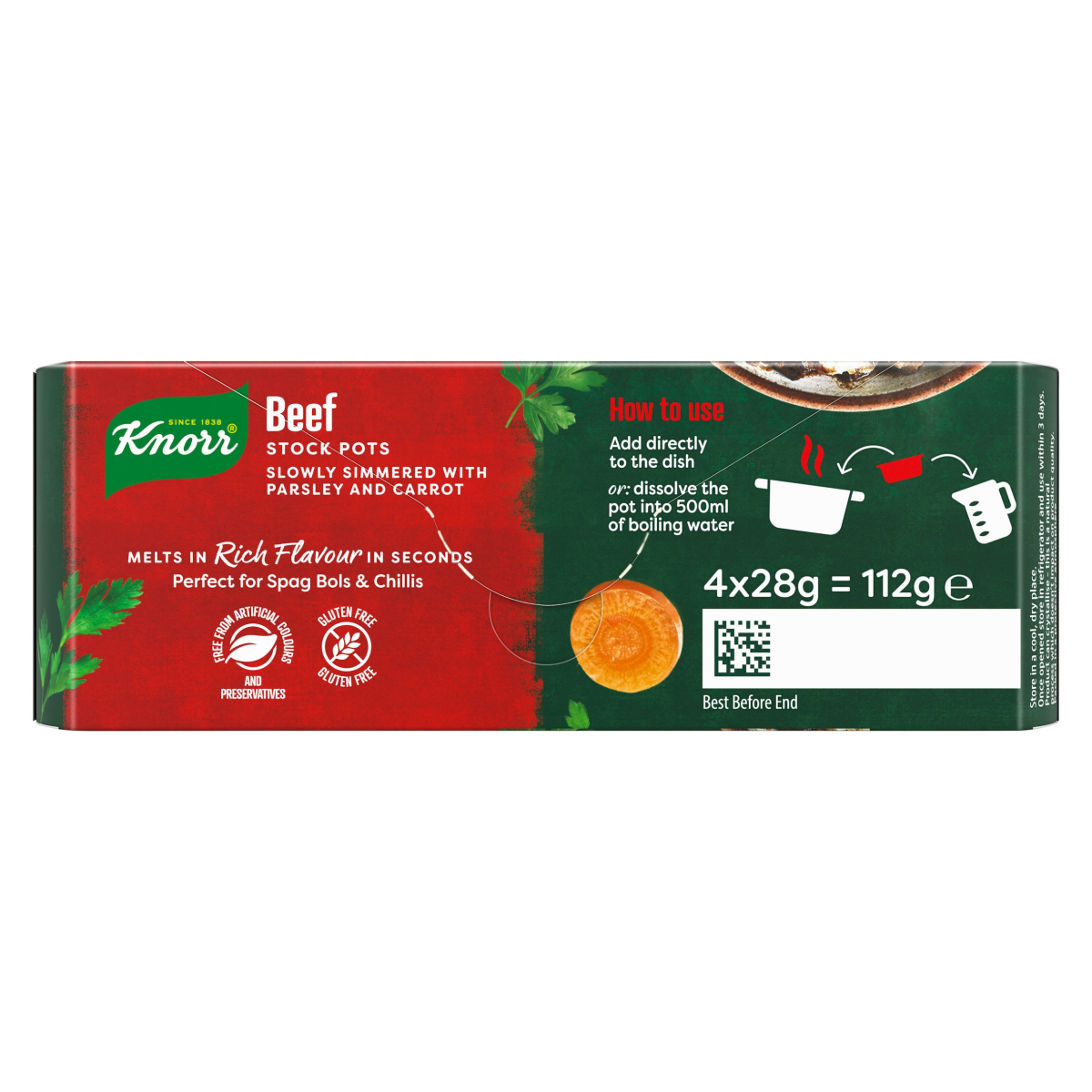 Knorr Stock Pots Beef 4x 28 g
