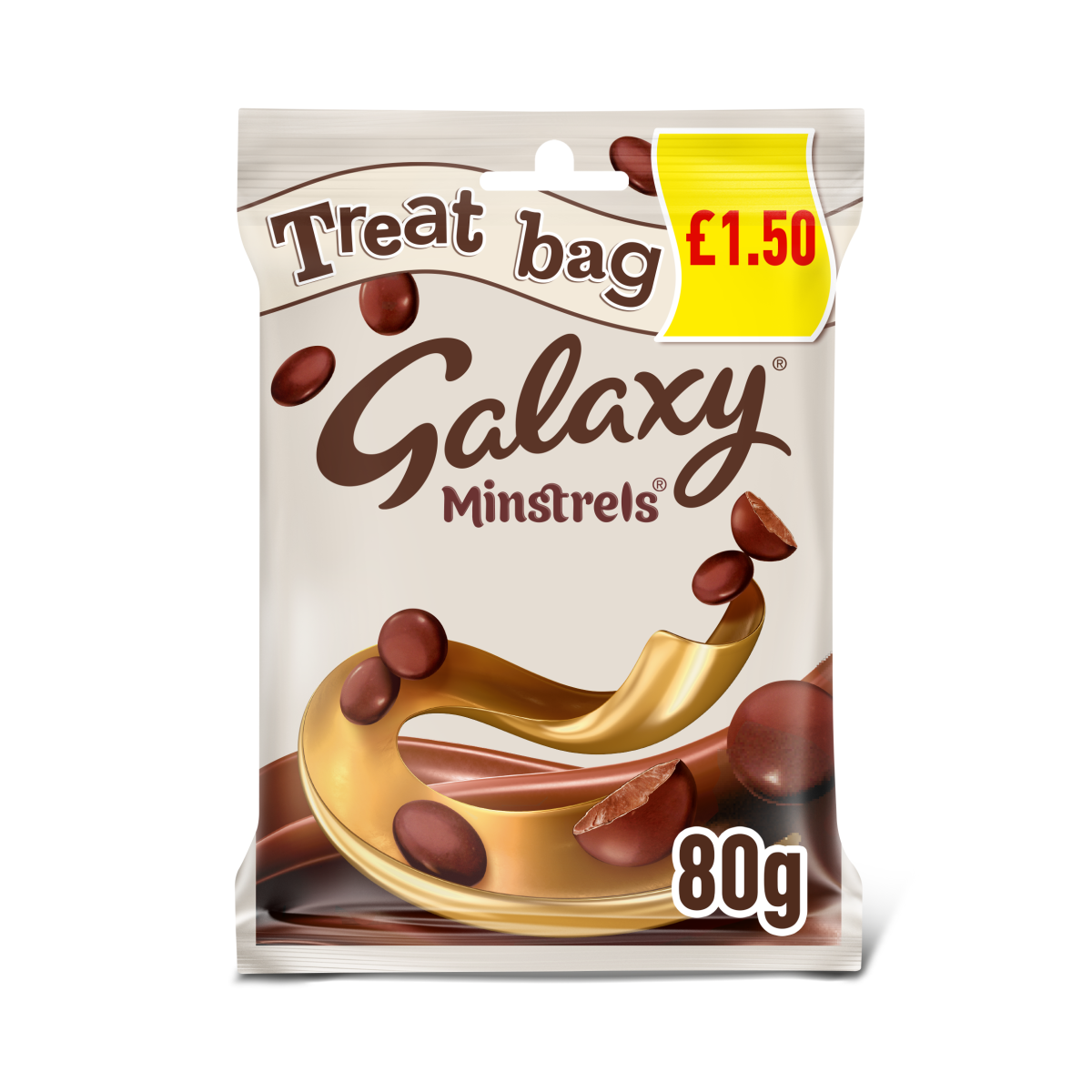 Galaxy Minstrels Milk Chocolate Buttons Treat Bag £1.50 PMP 80g