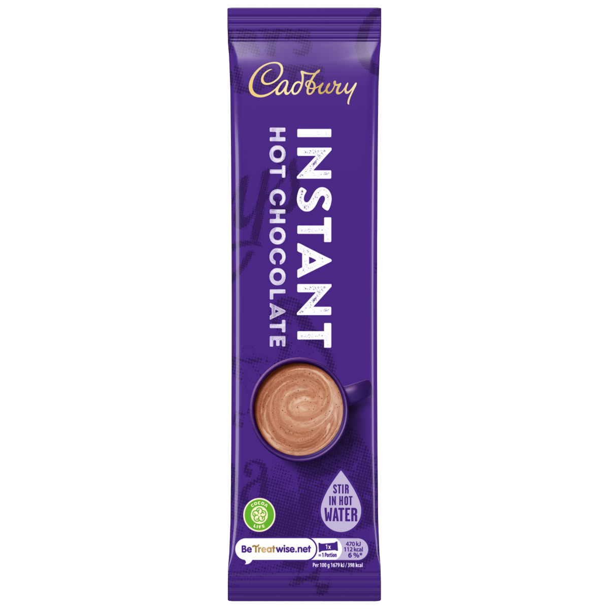 Cadbury Instant Hot Chocolate Drink Sachet 28g