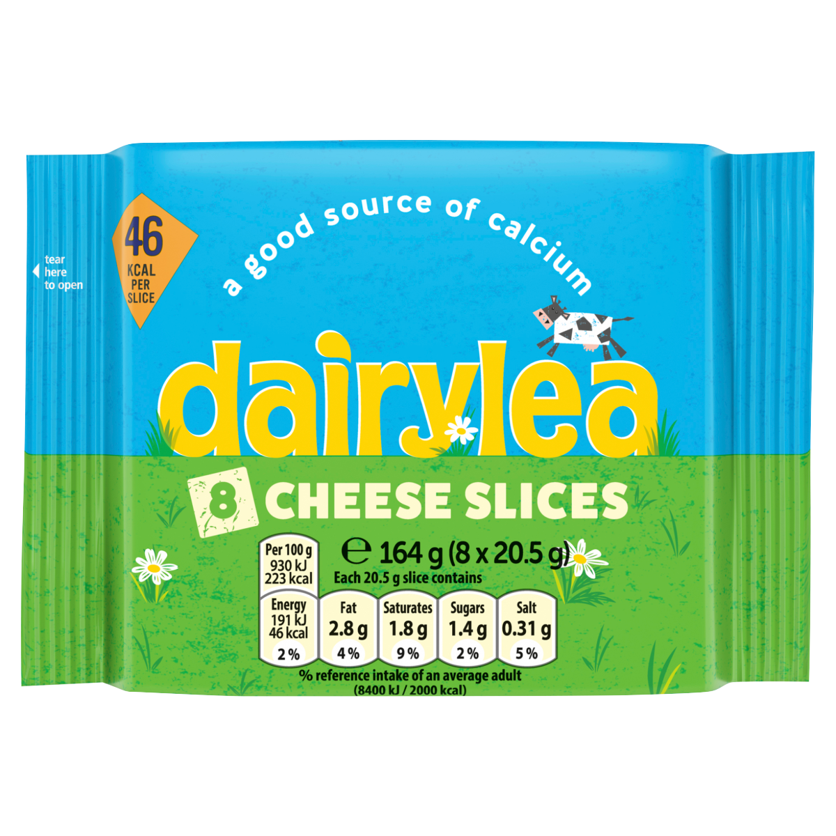 Dairylea Cheese Slices 164g (8 x 20.5g)