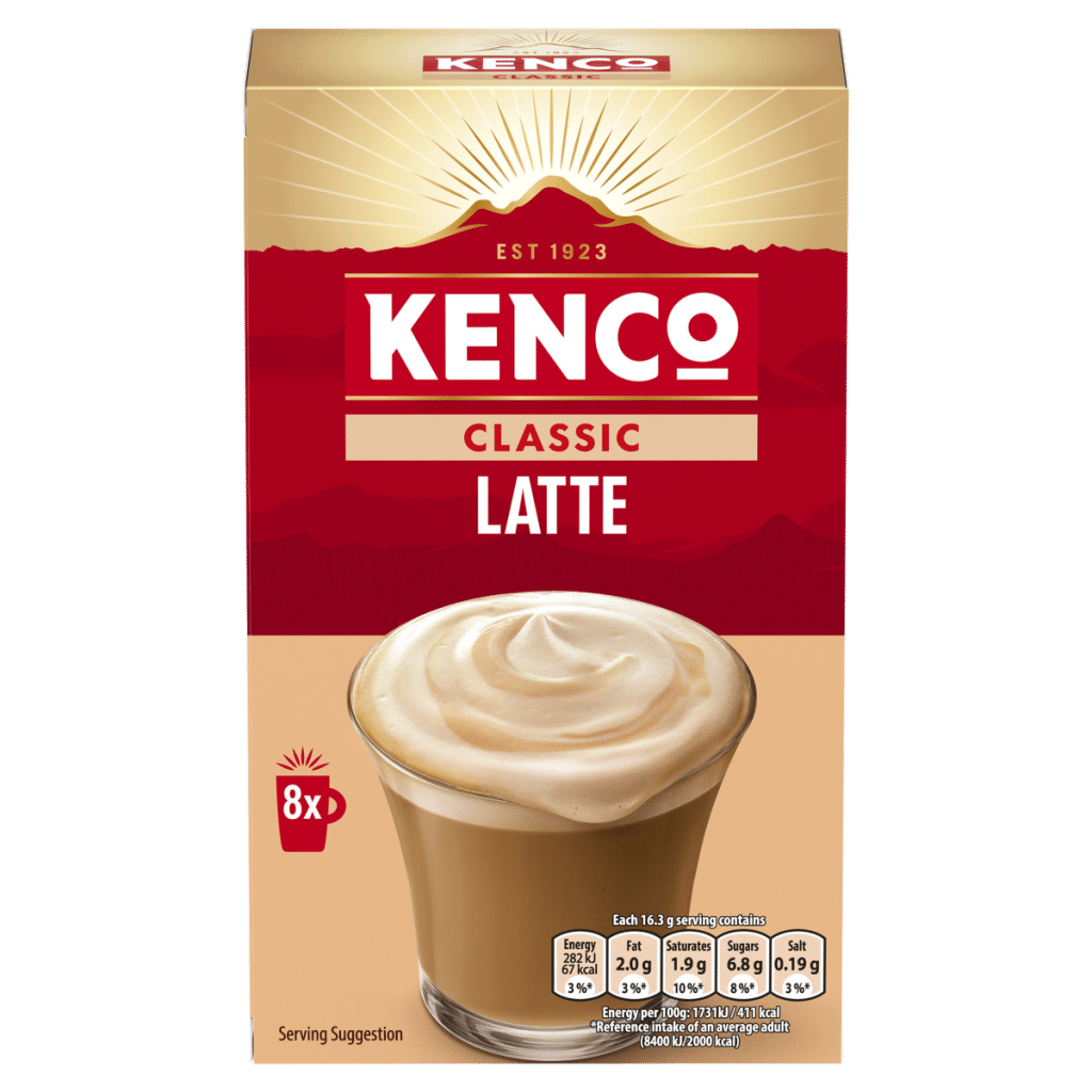 Kenco Classic Latte 8 x 16.3g (130.4g)