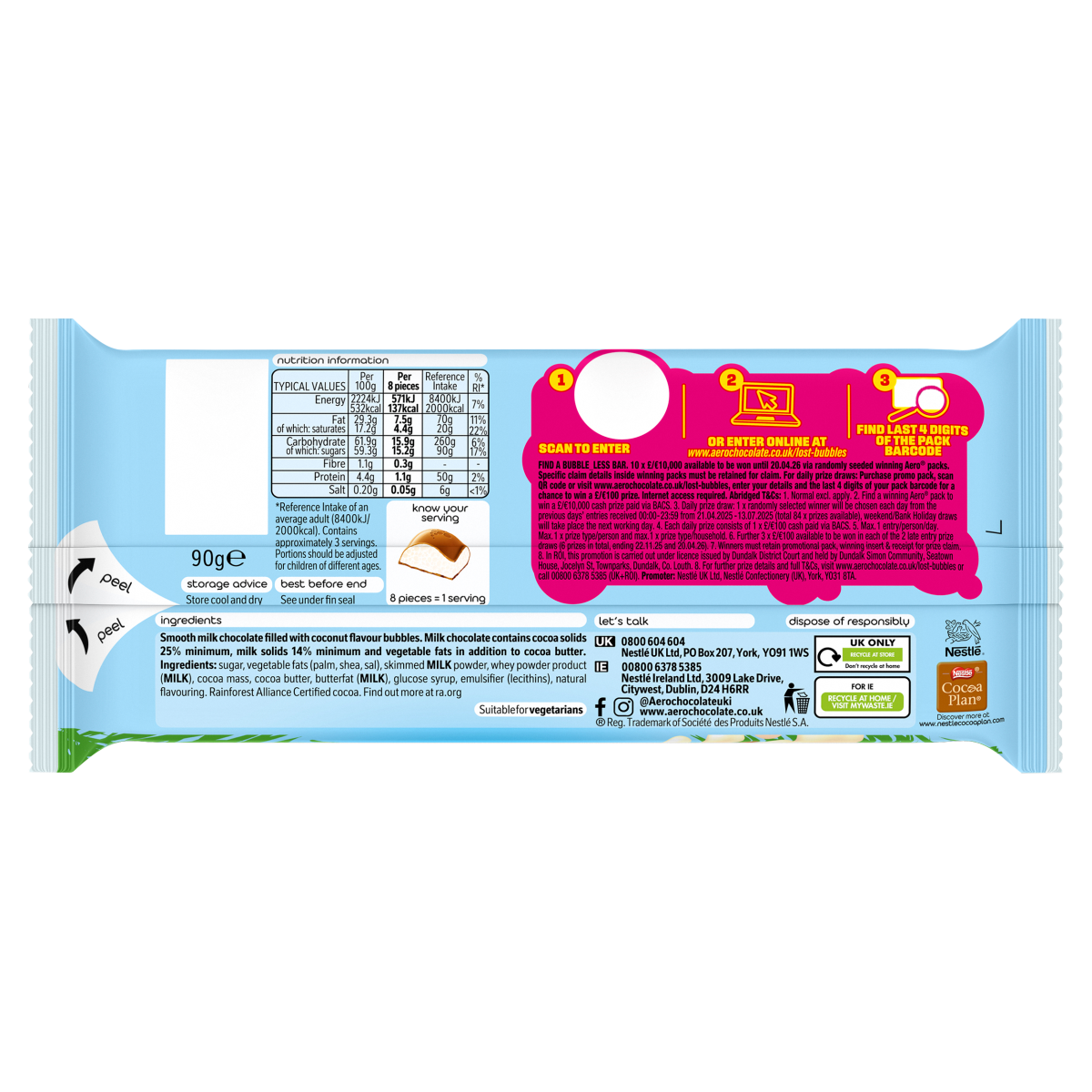 Aero Coconut Flavour 90g