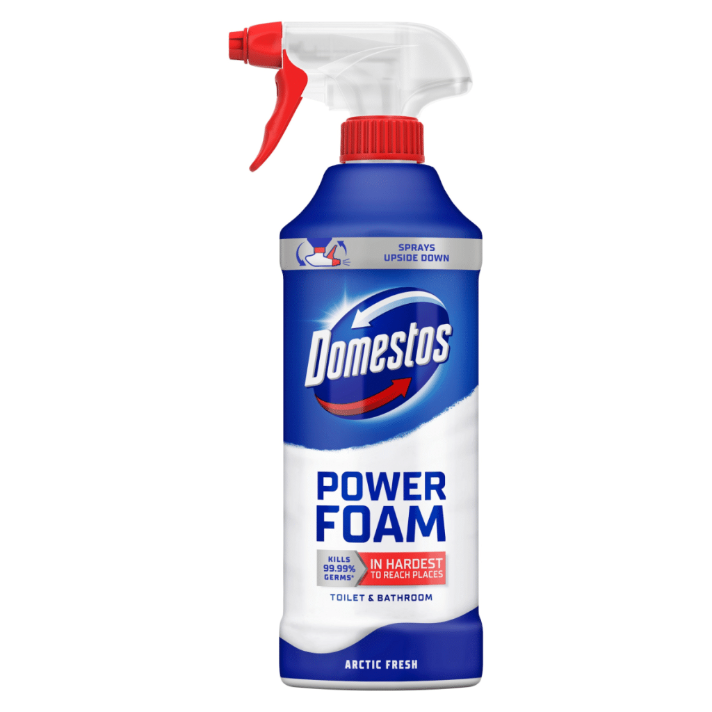 Domestos Power Foam Arctic Fresh Toilet & Bathroom Cleaner Spray 450 ml