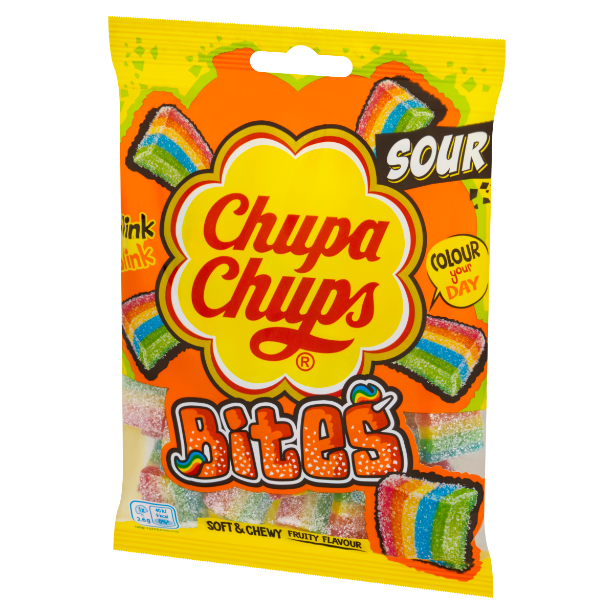 Chupa Chups Soft & Chewy Fruity Flavour Bites 130g