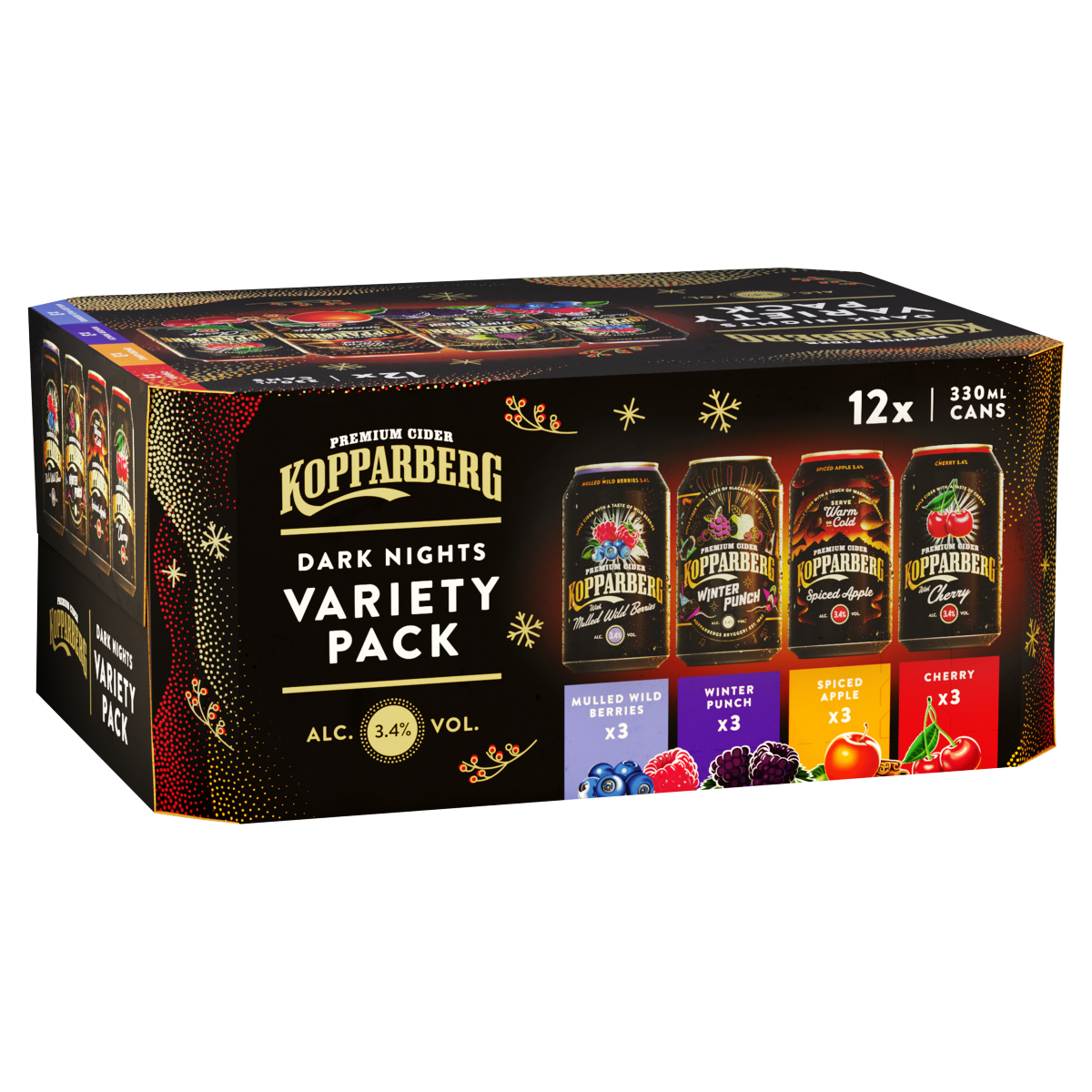 Kopparberg Dark Nights Variety Pack 12 x 330ml