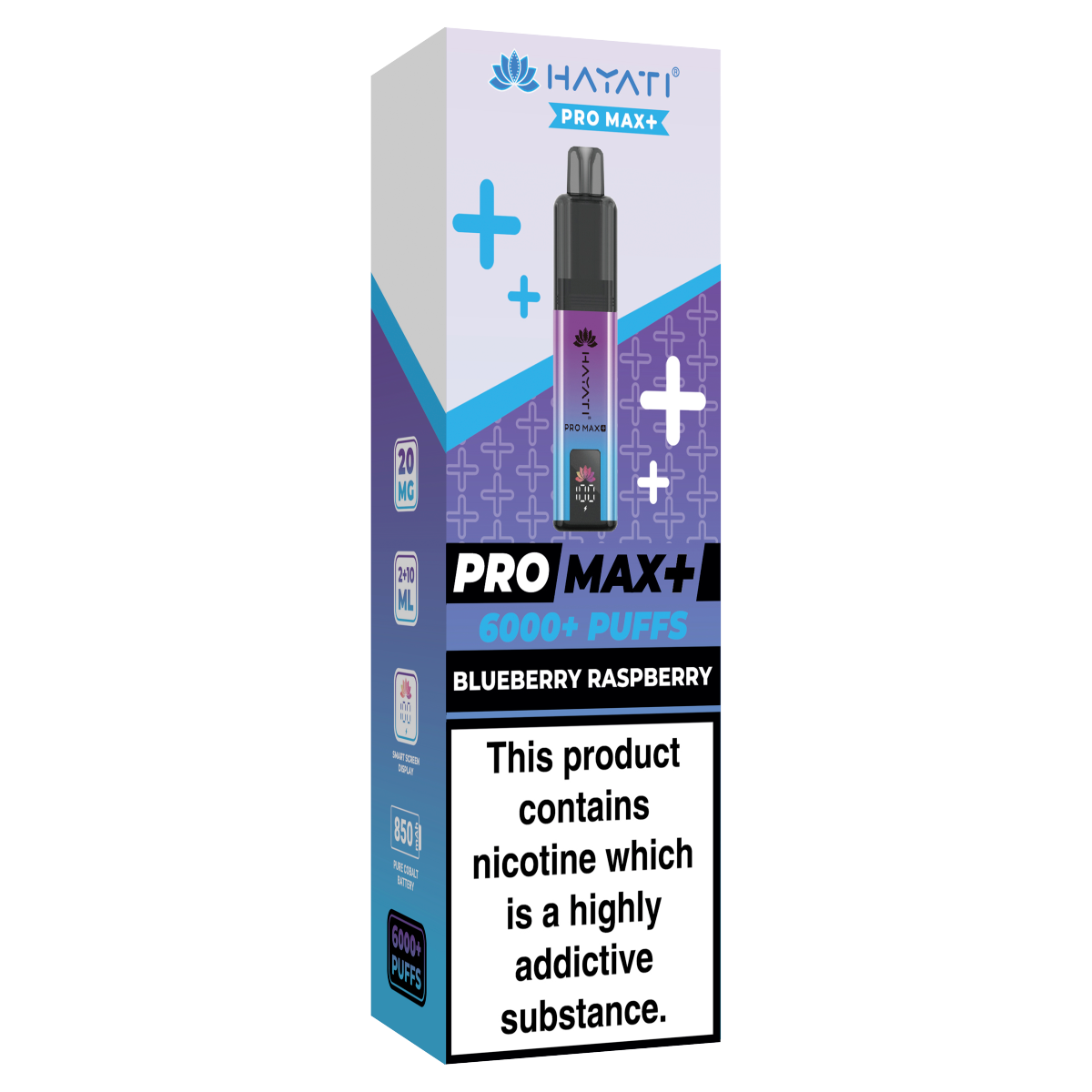 Hayati Pro Max+ Blueberry Raspberry 20mg