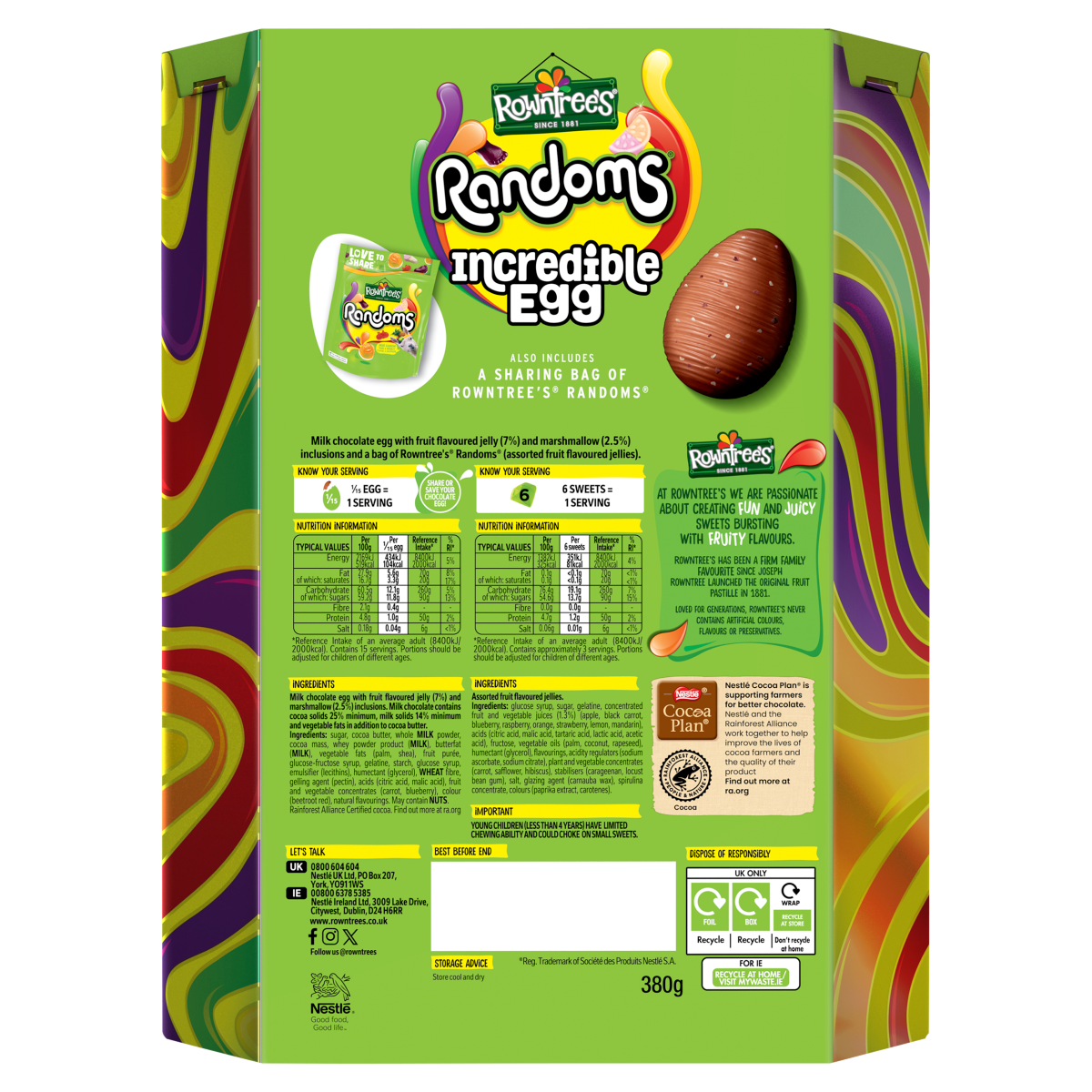 Rowntree’s Incredible Egg 380g