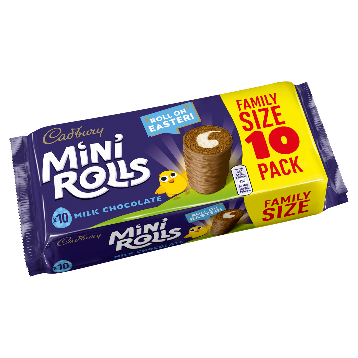 Cadbury 10 Milk Chocolate Mini Rolls