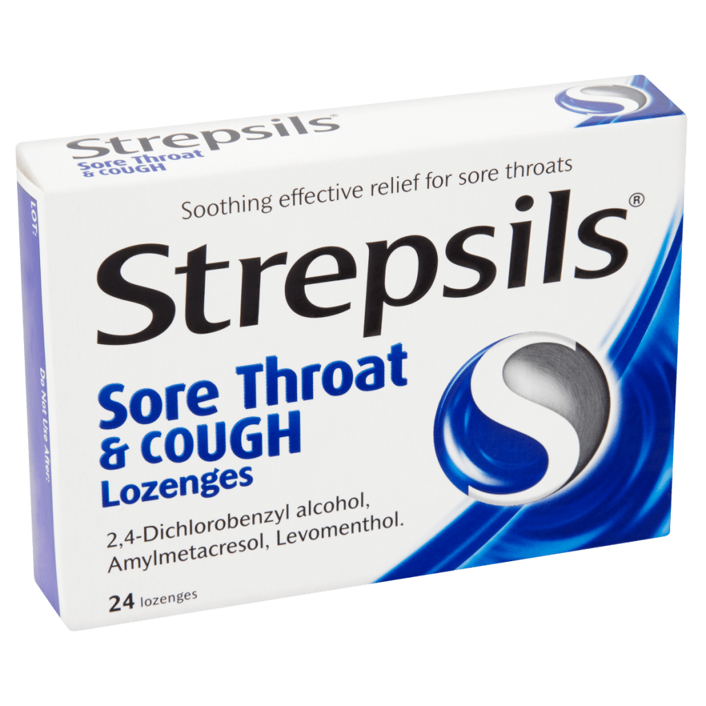 Strepsils Sore Throat & Cough Lozenges 24 Lozenges