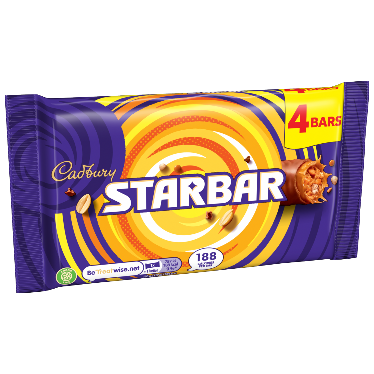 Cadbury Starbar Chocolate 4 Pack Multipack 148g (4 x 37g)