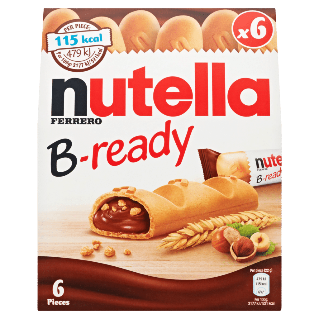 Nutella B-Ready 6 Ferrero 132g