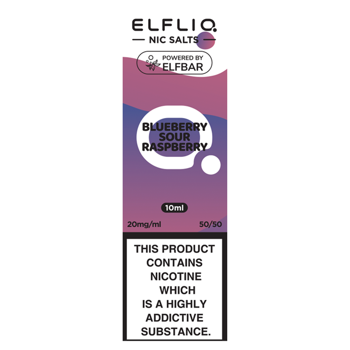 Elfliq Nic Salts Blueberry Sour Rasberry 10ml