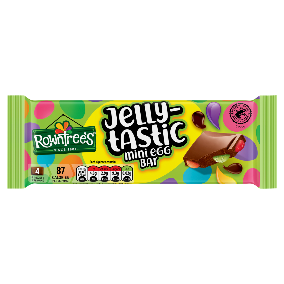 Rowntree’s Jelly-Tastic Mini Egg Bar 100g