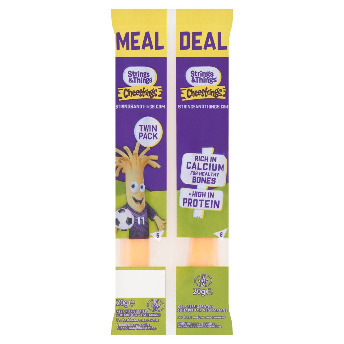 Strings & Things Cheestrings Twin Pack 20g